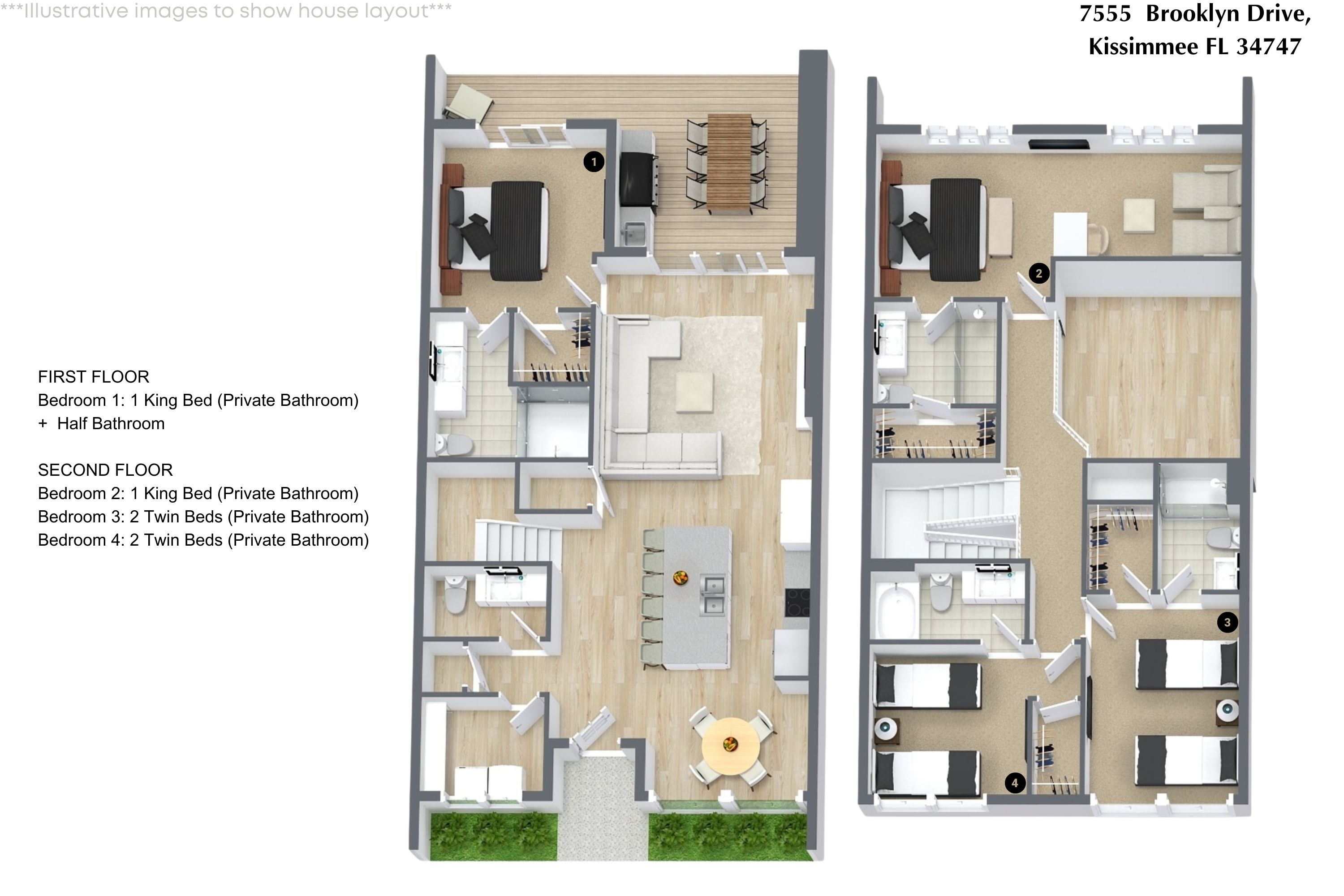 4 bedroom vacation townhouse at Magic Village Views - Image 35