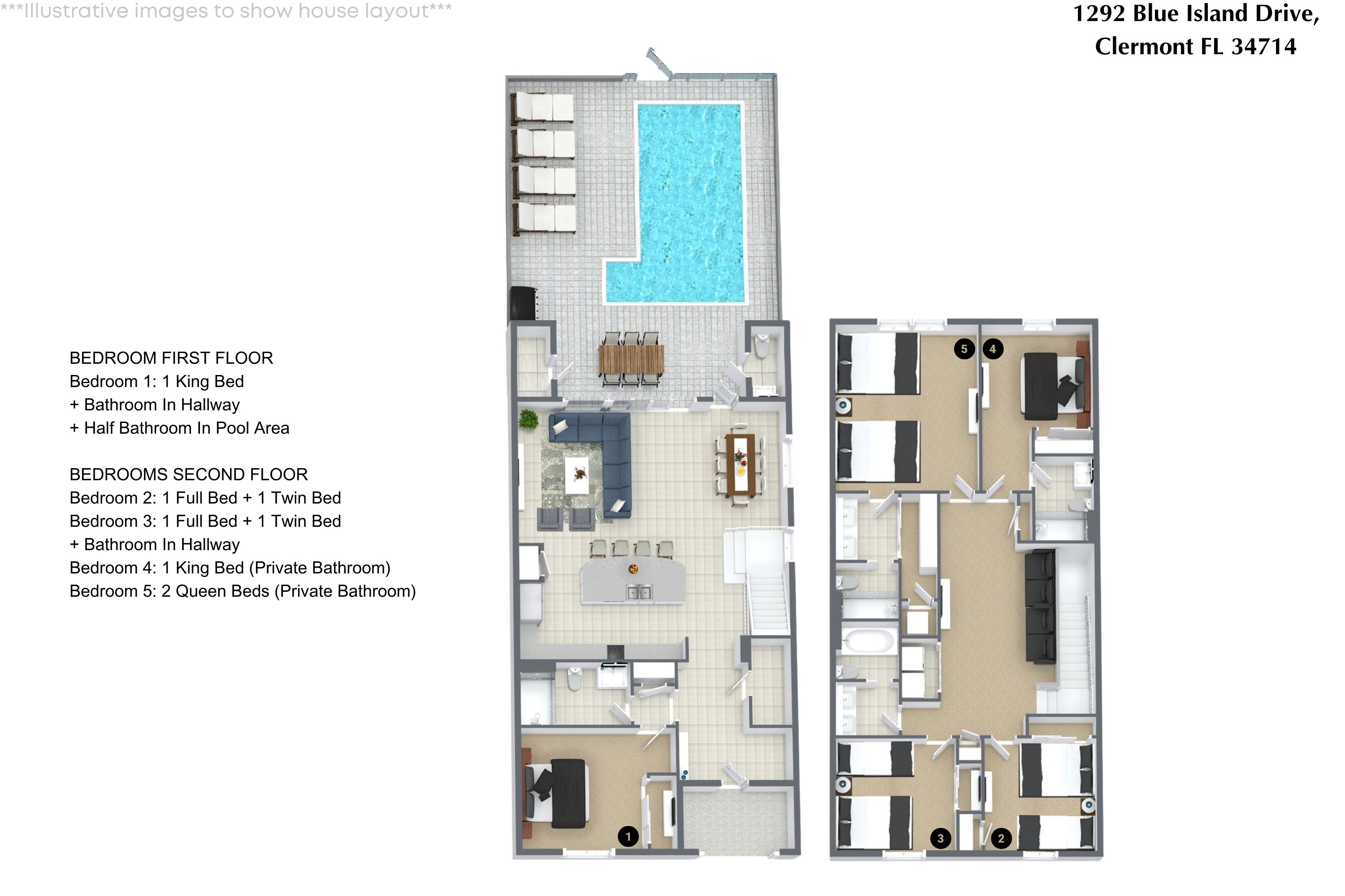 5 bedroom vacation townhouse at Windsor Cay - Image 33