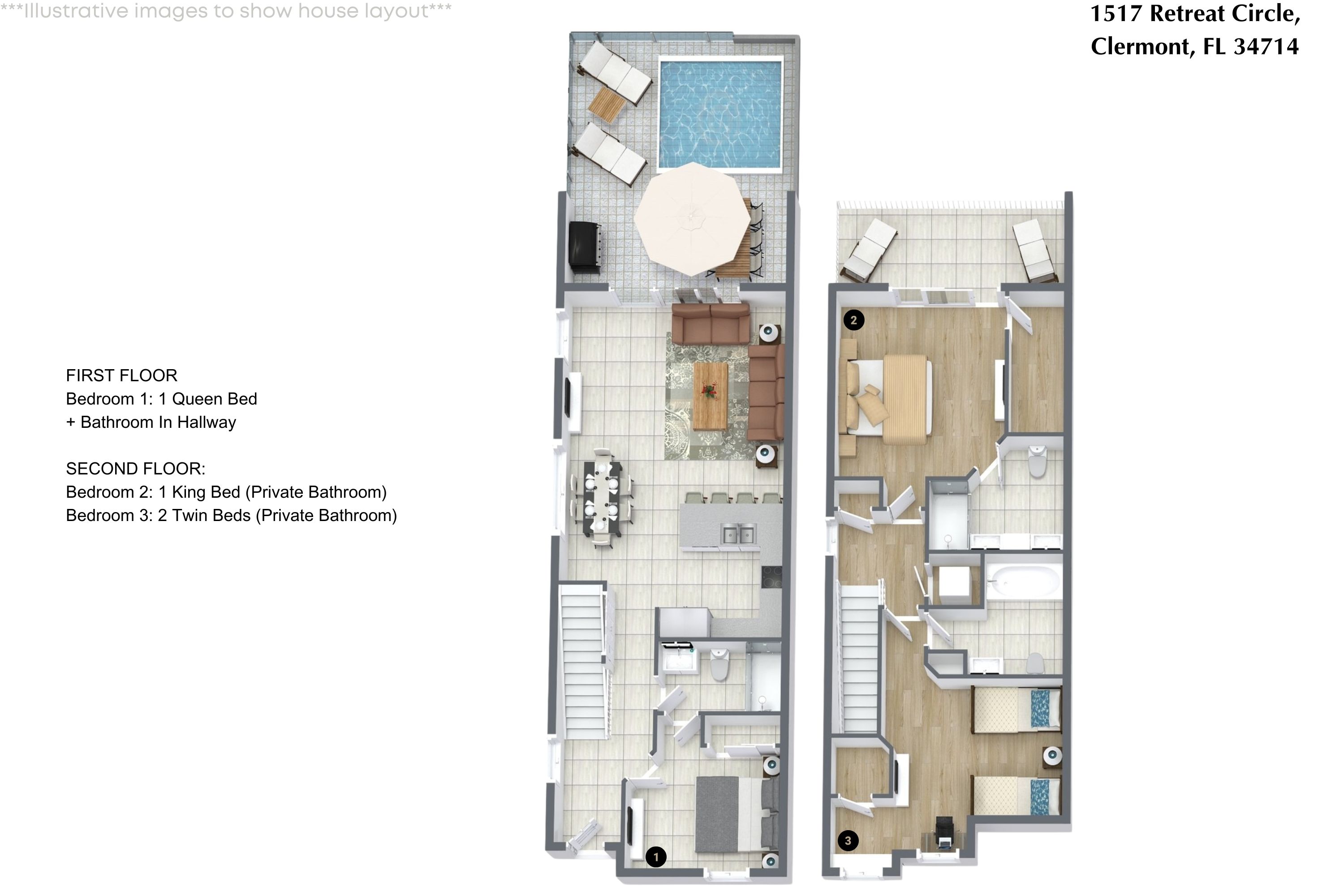 3 bedroom vacation townhouse at The Retreat - Image 32