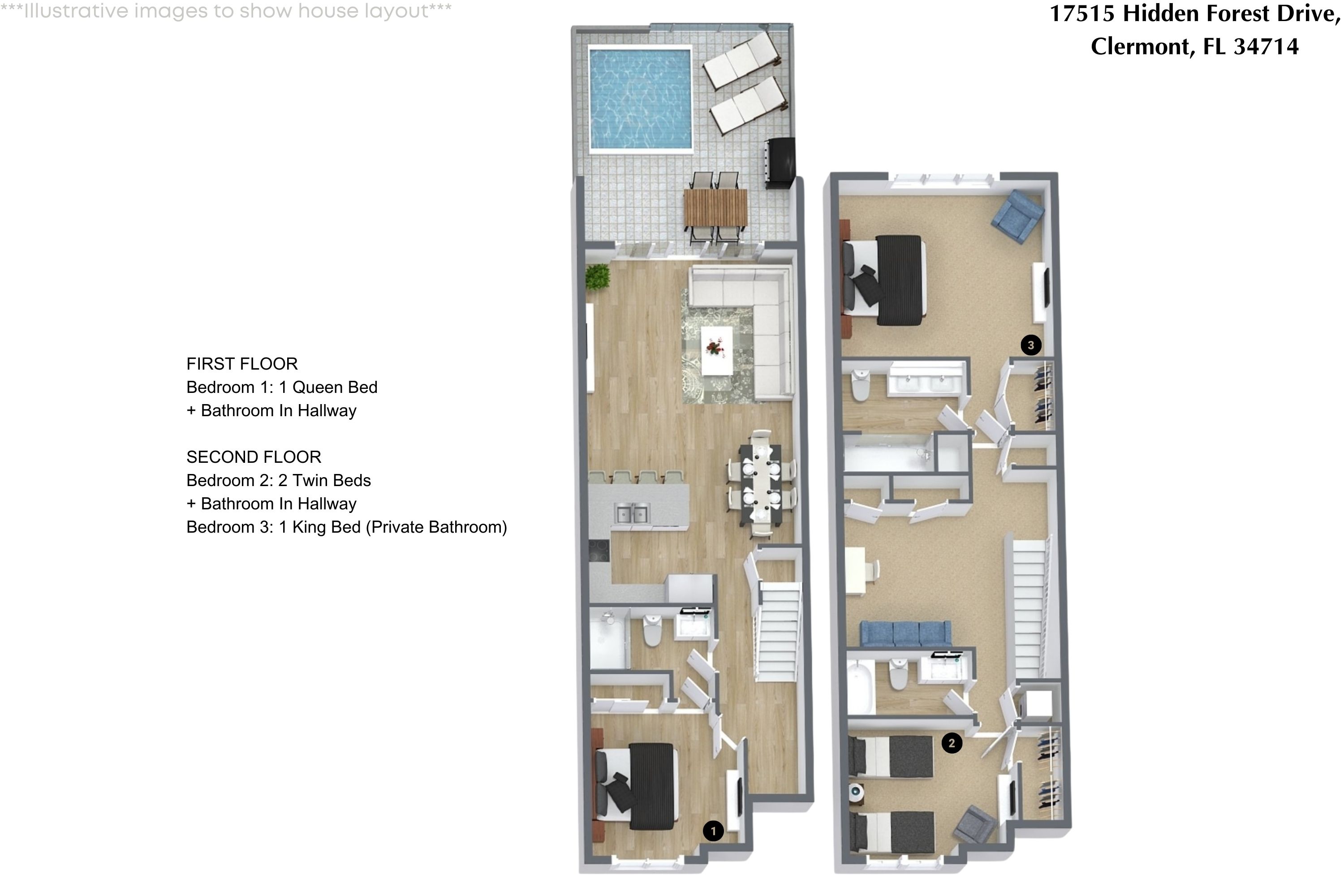 3 bedroom vacation townhouse at Hidden Forest - Image 34