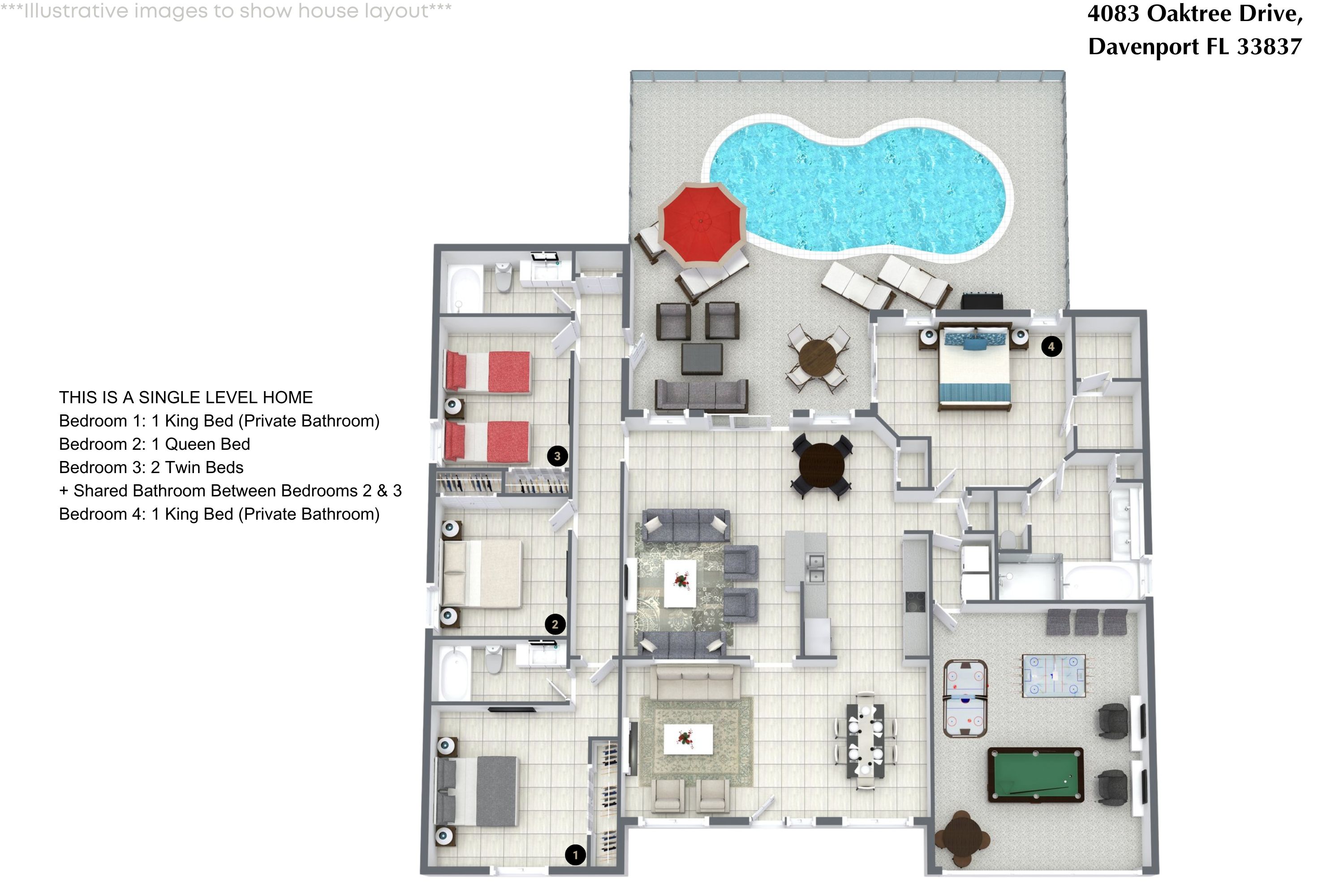 4 bedroom vacation house at Solterra - Image 34