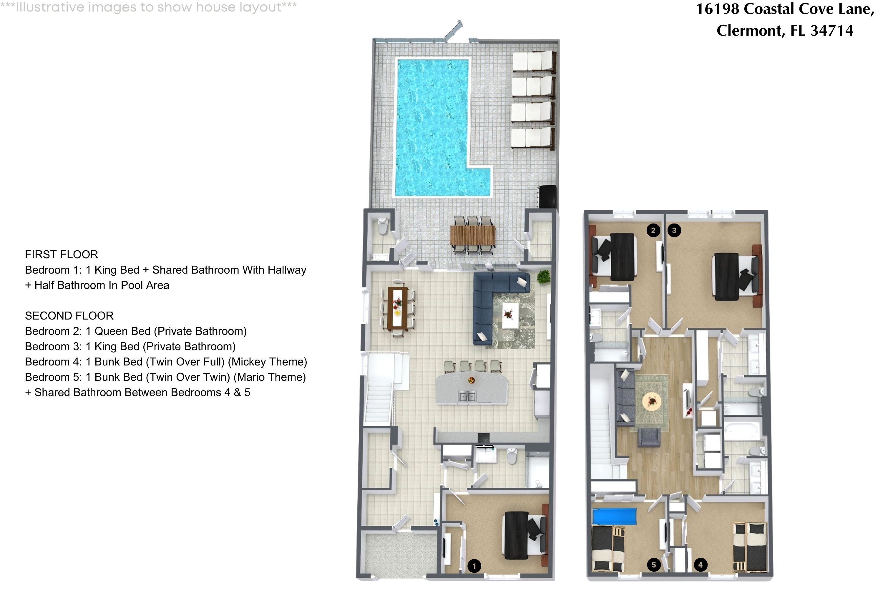 5 bedroom vacation townhouse at Windsor Cay - Image 36