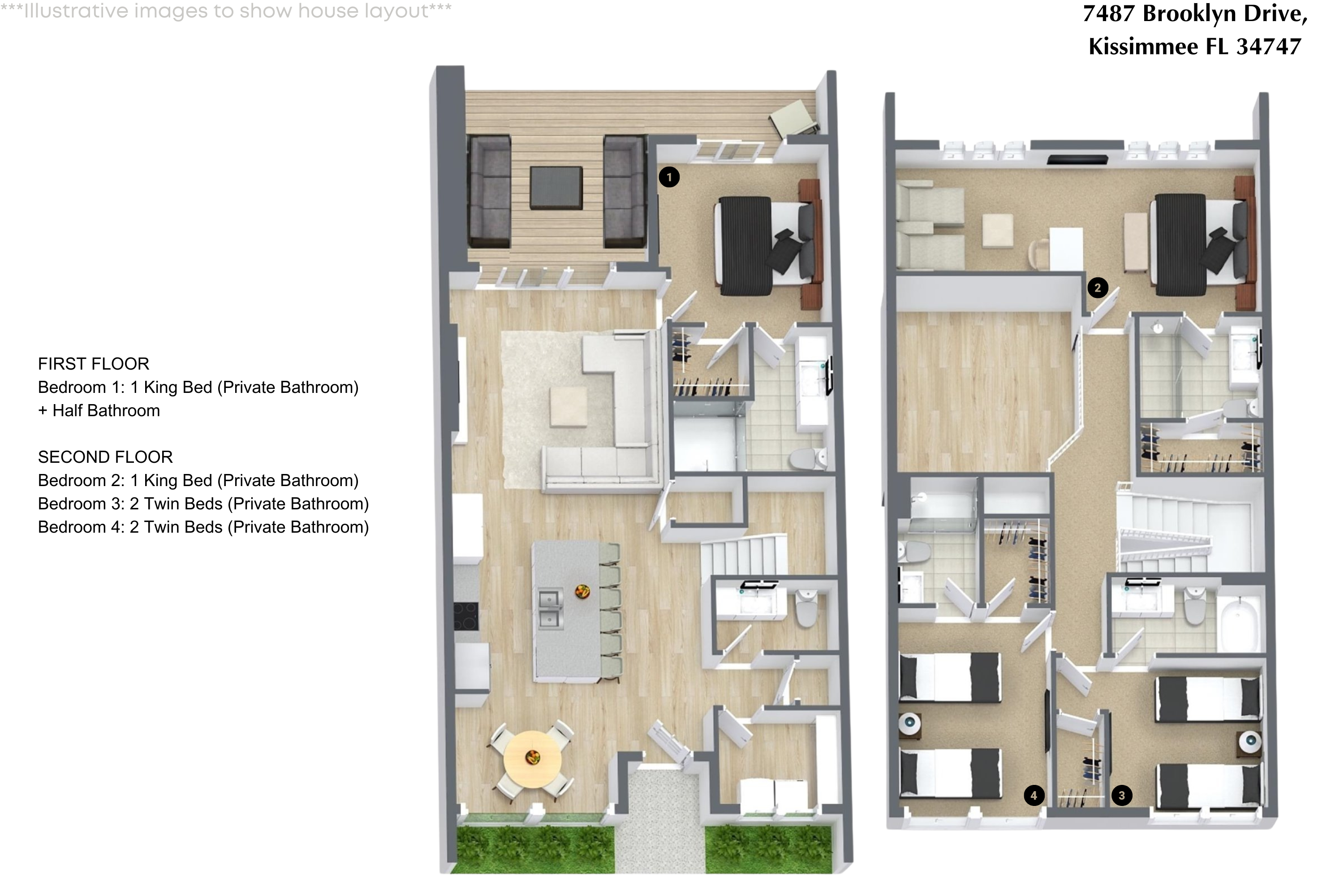 4 bedroom vacation townhouse at Magic Village Views - Image 29