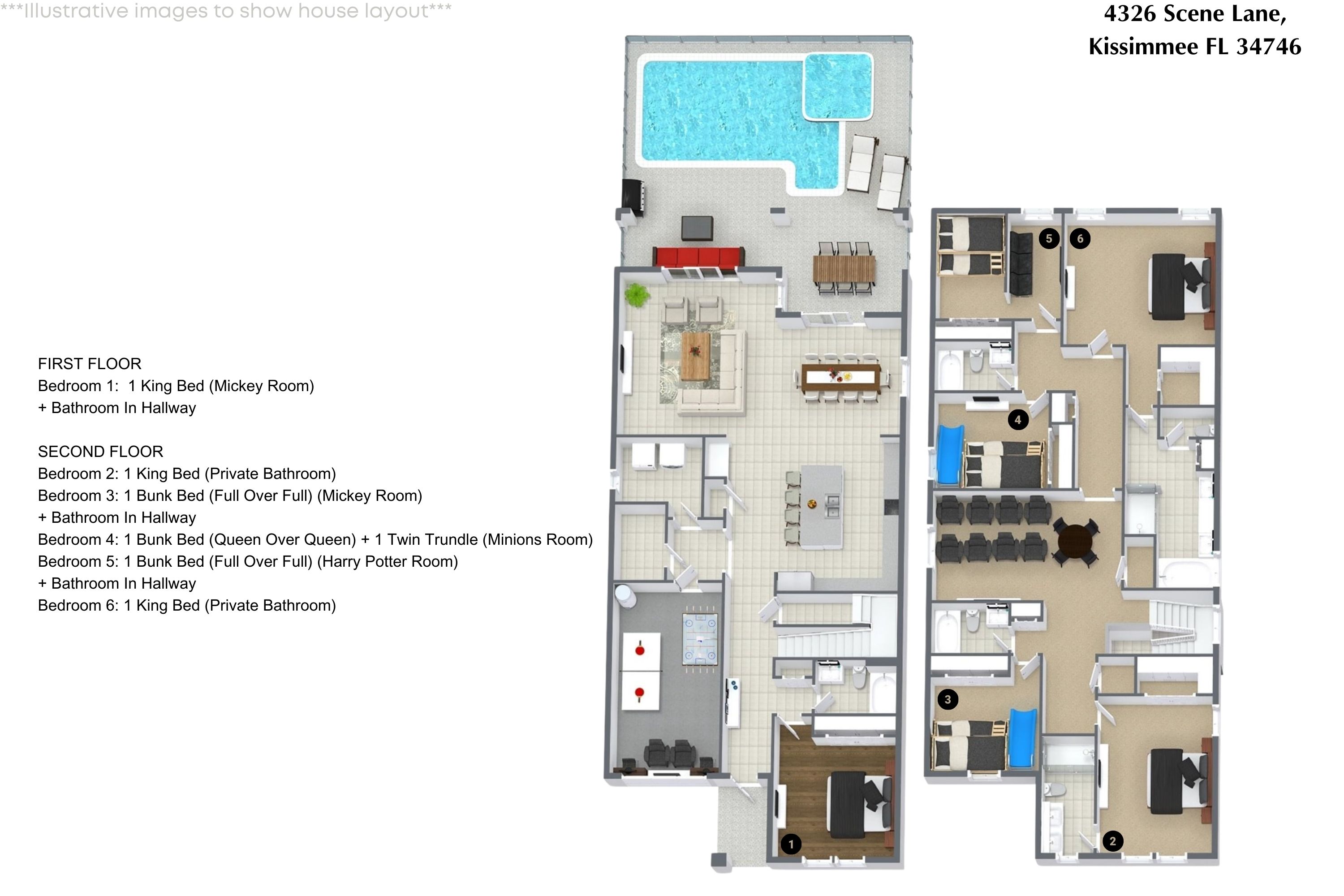 6 bedroom vacation house at Storey Lake - Image 43