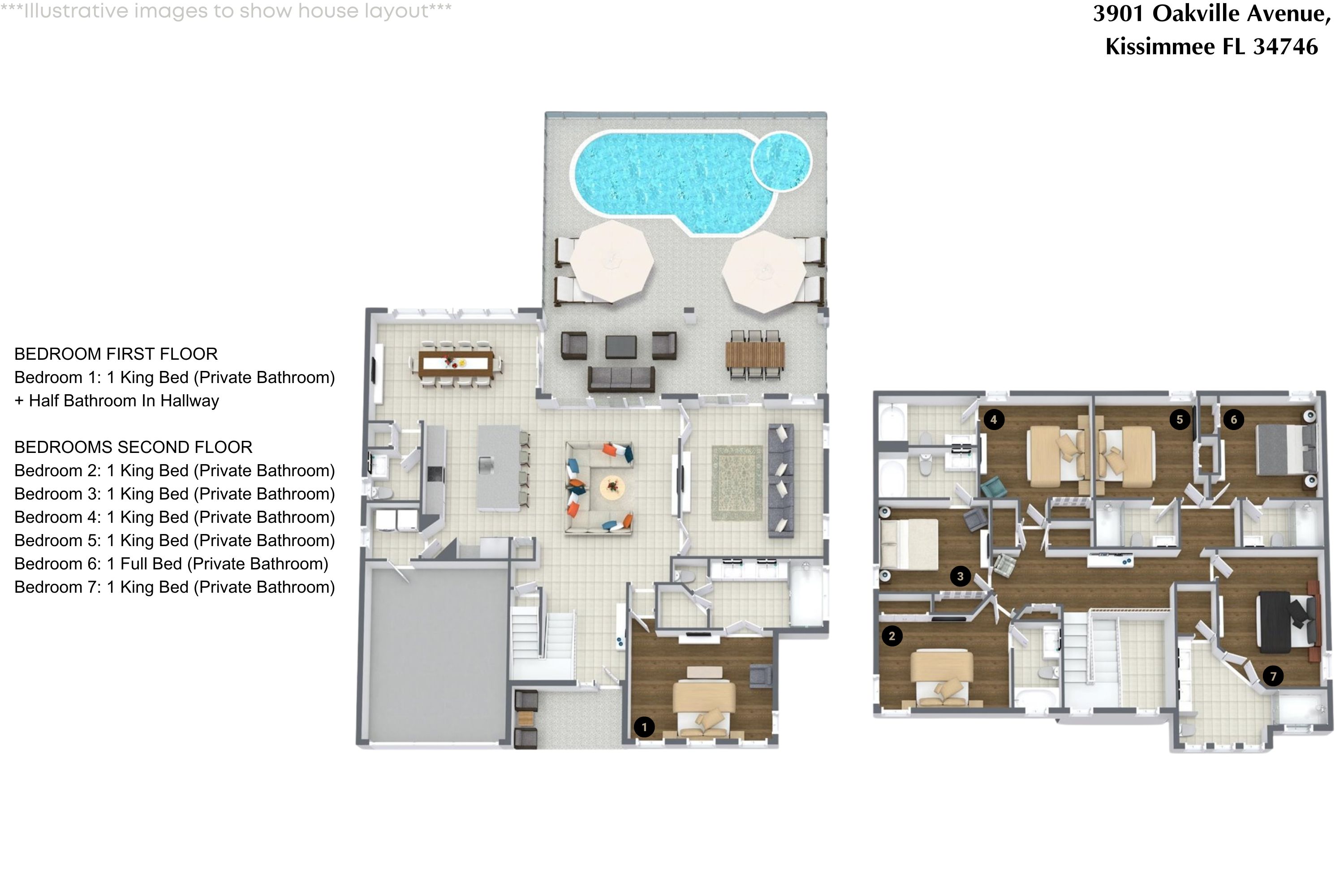 7 bedroom vacation house at Sonoma Resort - Image 51