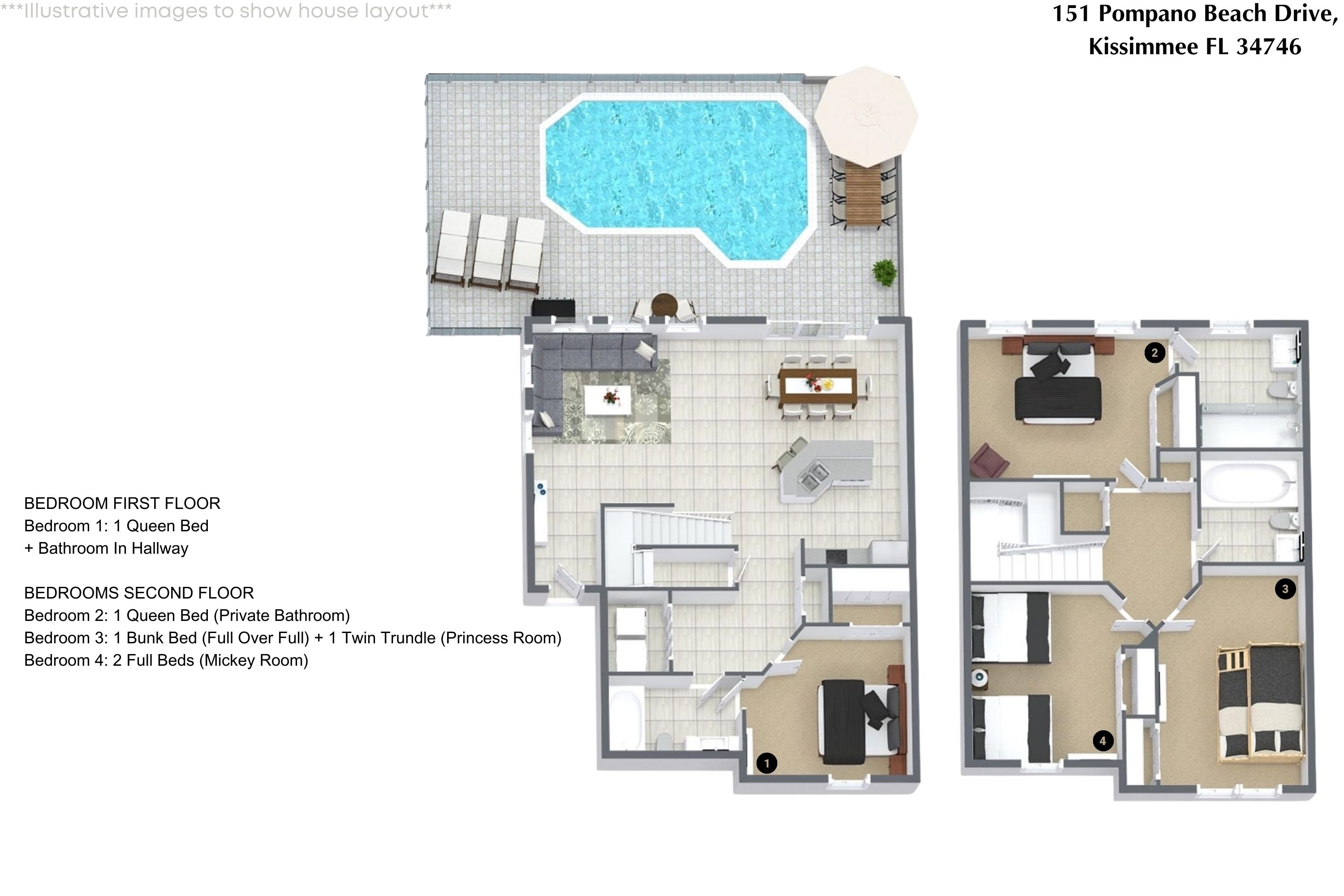 4 bedroom vacation townhouse at Terra Verde Resort - Image 26