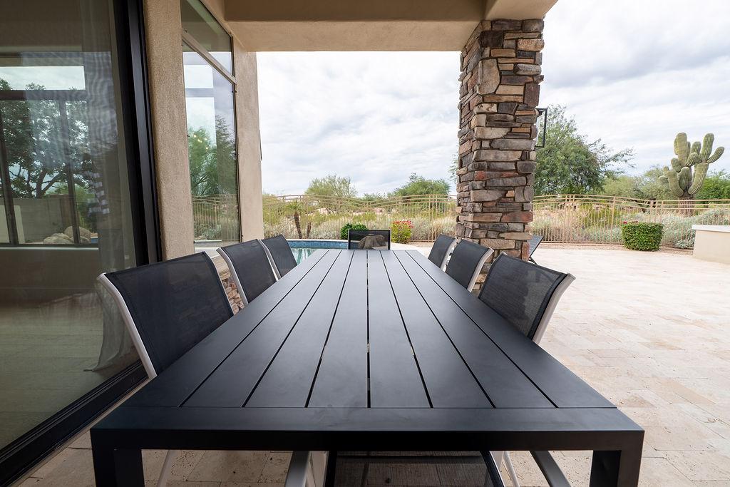 BBQ grill + outdoor dining