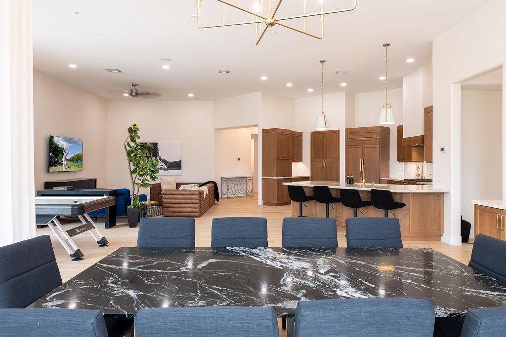 Dining area fit for big groups