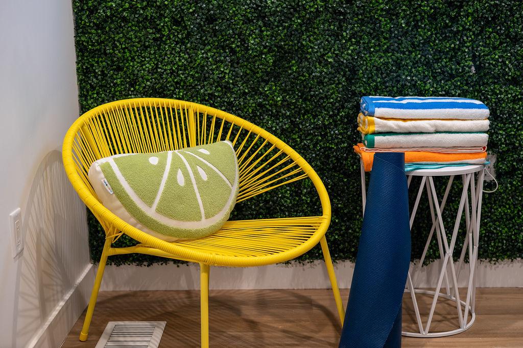  Indoor game area and open living space