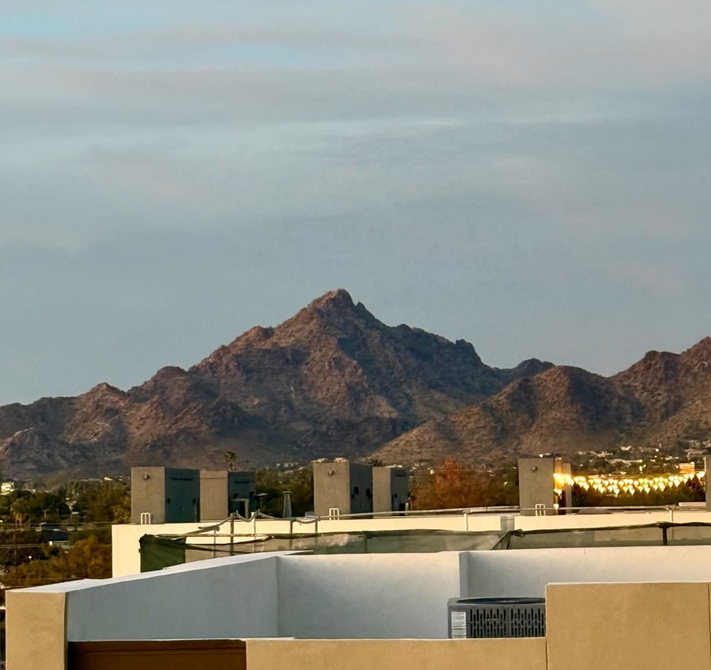 Lovely view from the rooftop