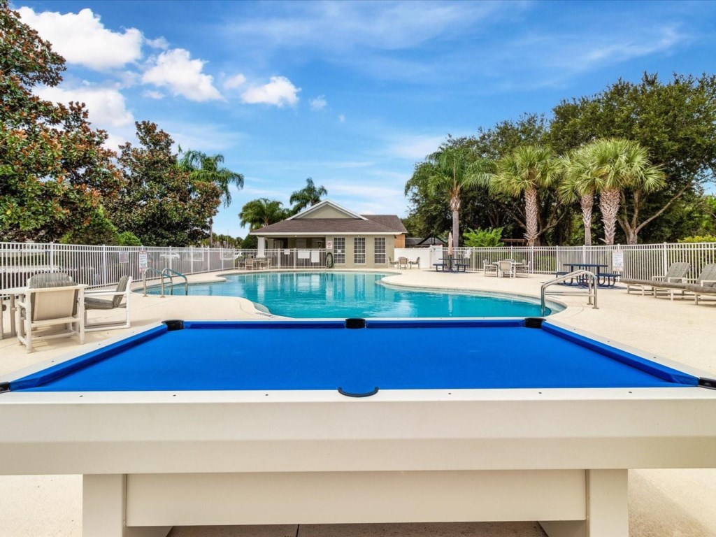 Pooltablepoolatclubhouse