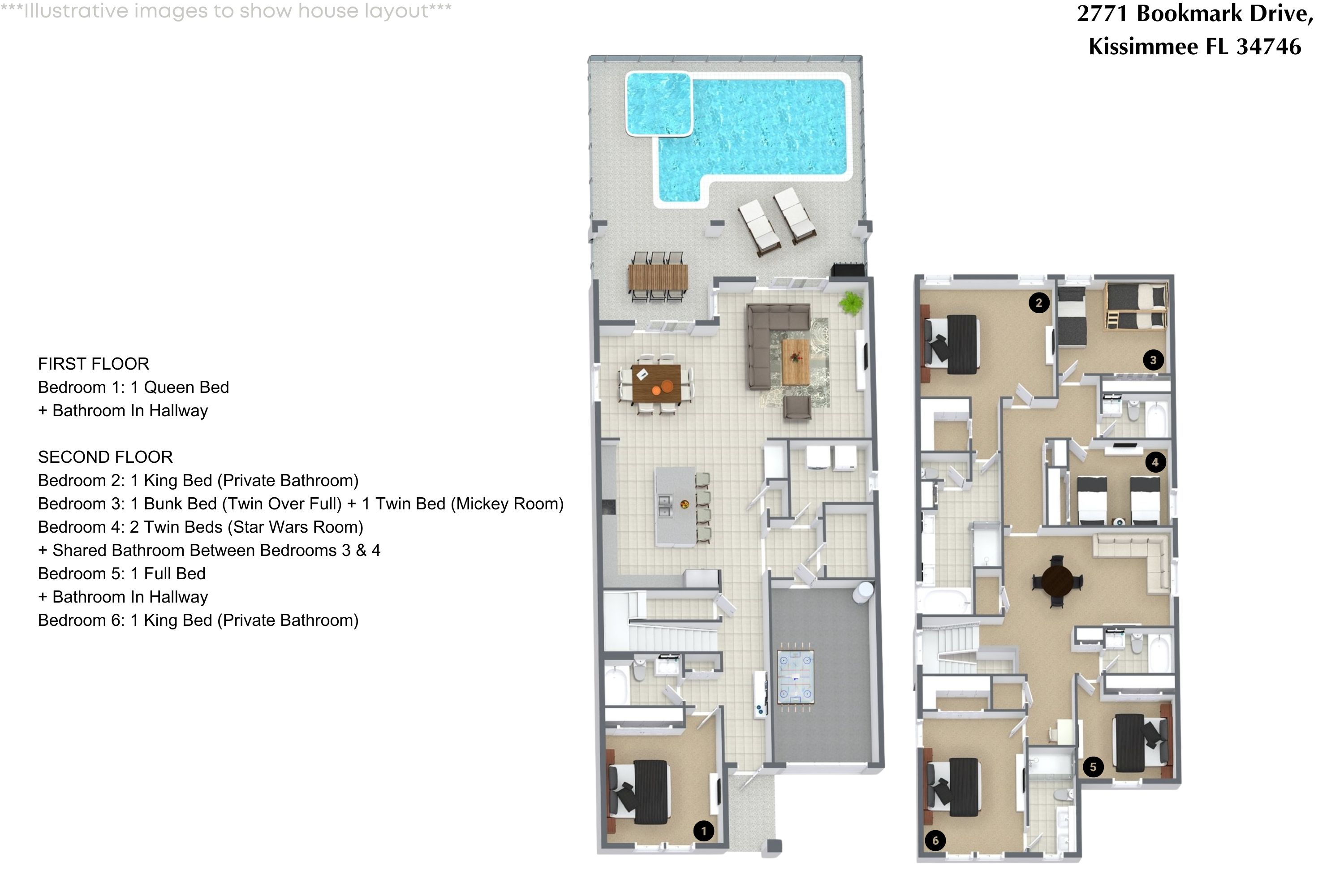 6 bedroom vacation house at Storey Lake - Image 43