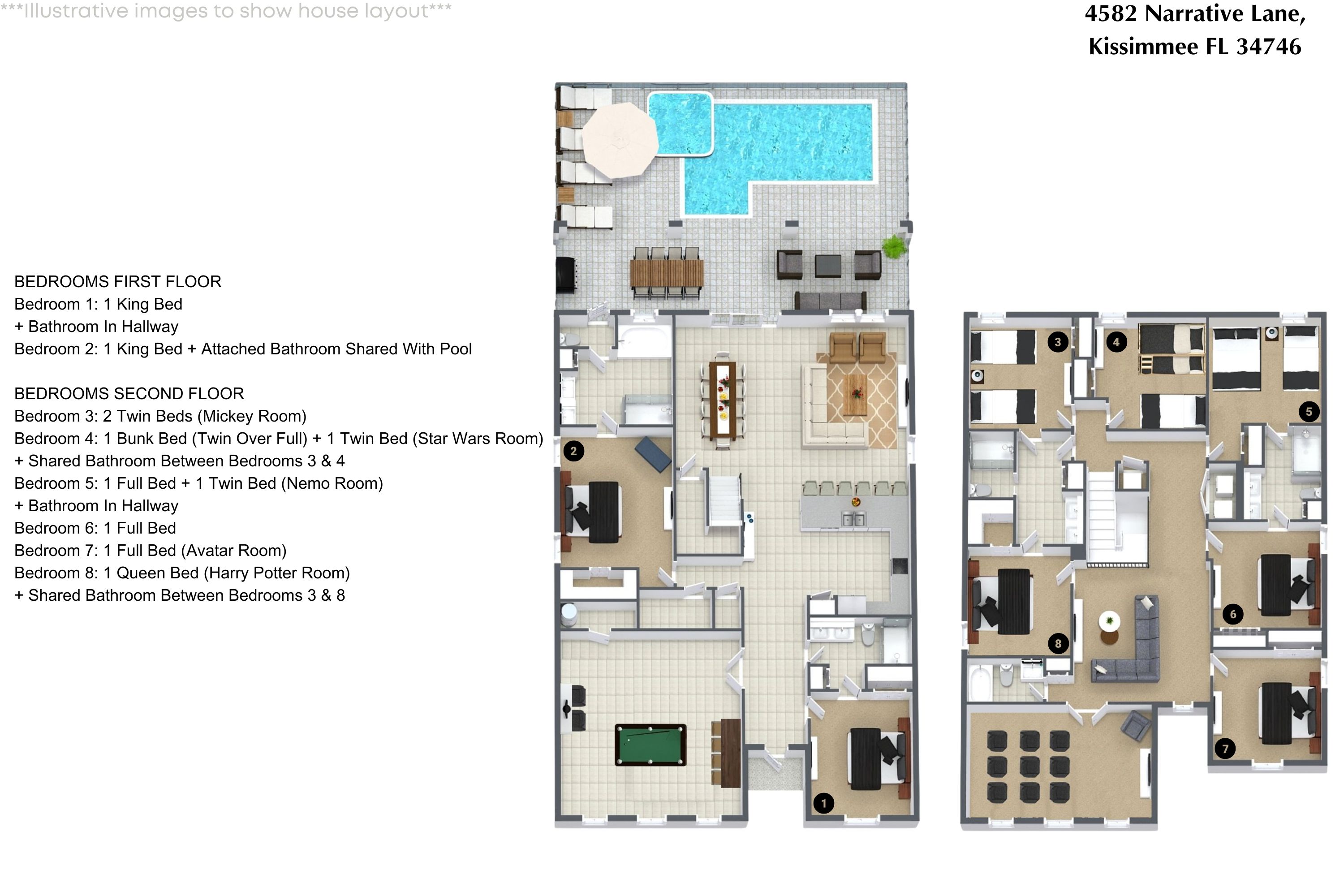 8 bedroom vacation house at Storey Lake - Image 61