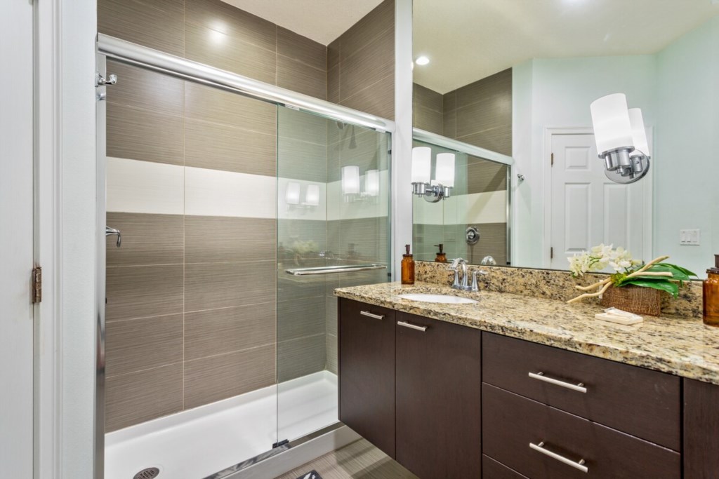 Bathroom: Equipped with a shower for your convenience.