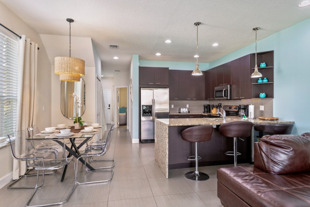Fully Equipped Modern Kitchen: Designed with contemporary amenities and all the essentials for your culinary needs.