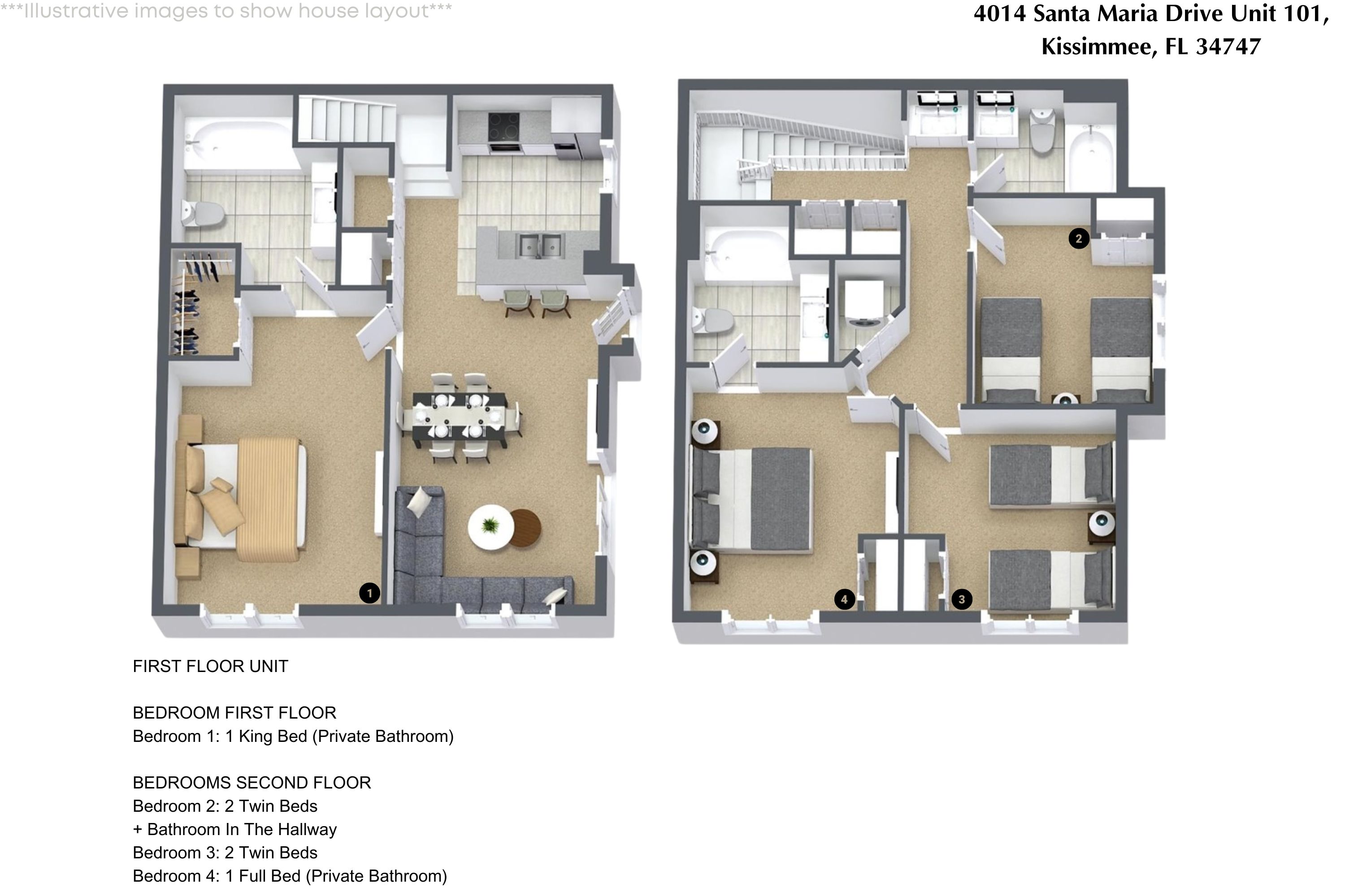 4 bedroom vacation townhouse at Venetian Bay Villages - Image 26