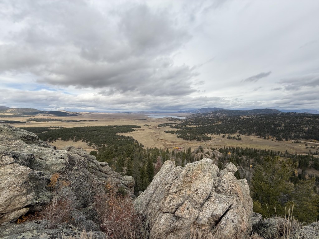 Spectacular hiking with 360 views of Eleven Mile Reservoir, 10 Mile Range, and National Forest