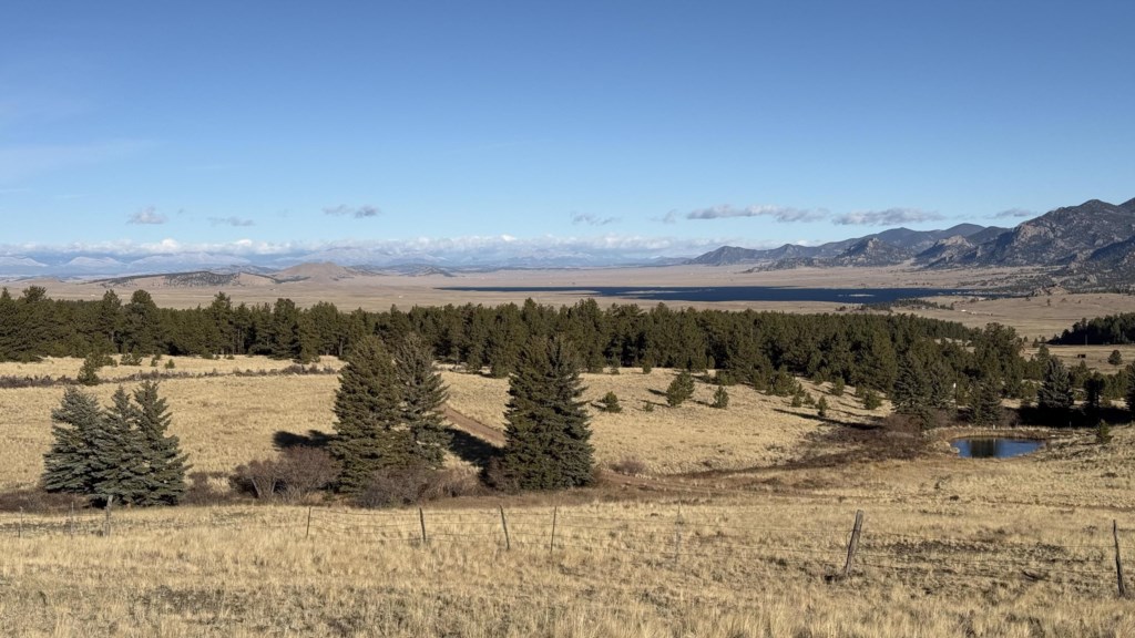 Views of Eleven Mile Reservoir. Just 11 minutes to the boat ramp for fishing and paddleboarding.