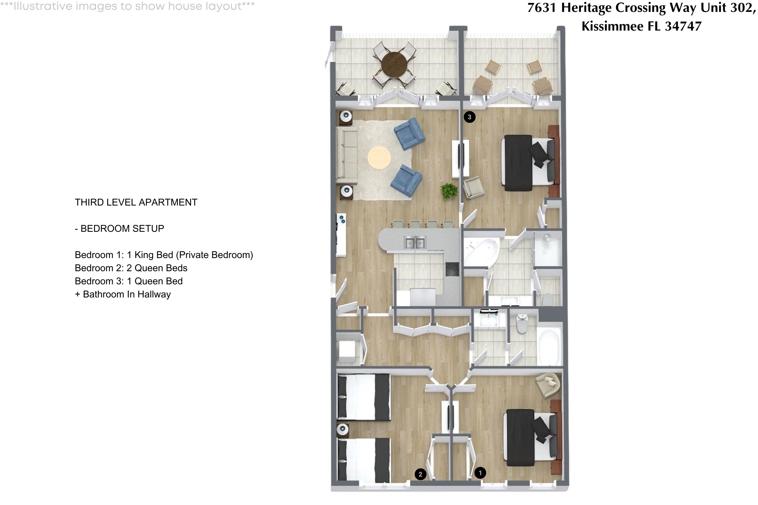 3 bedroom vacation apartment at Reunion - Image 24