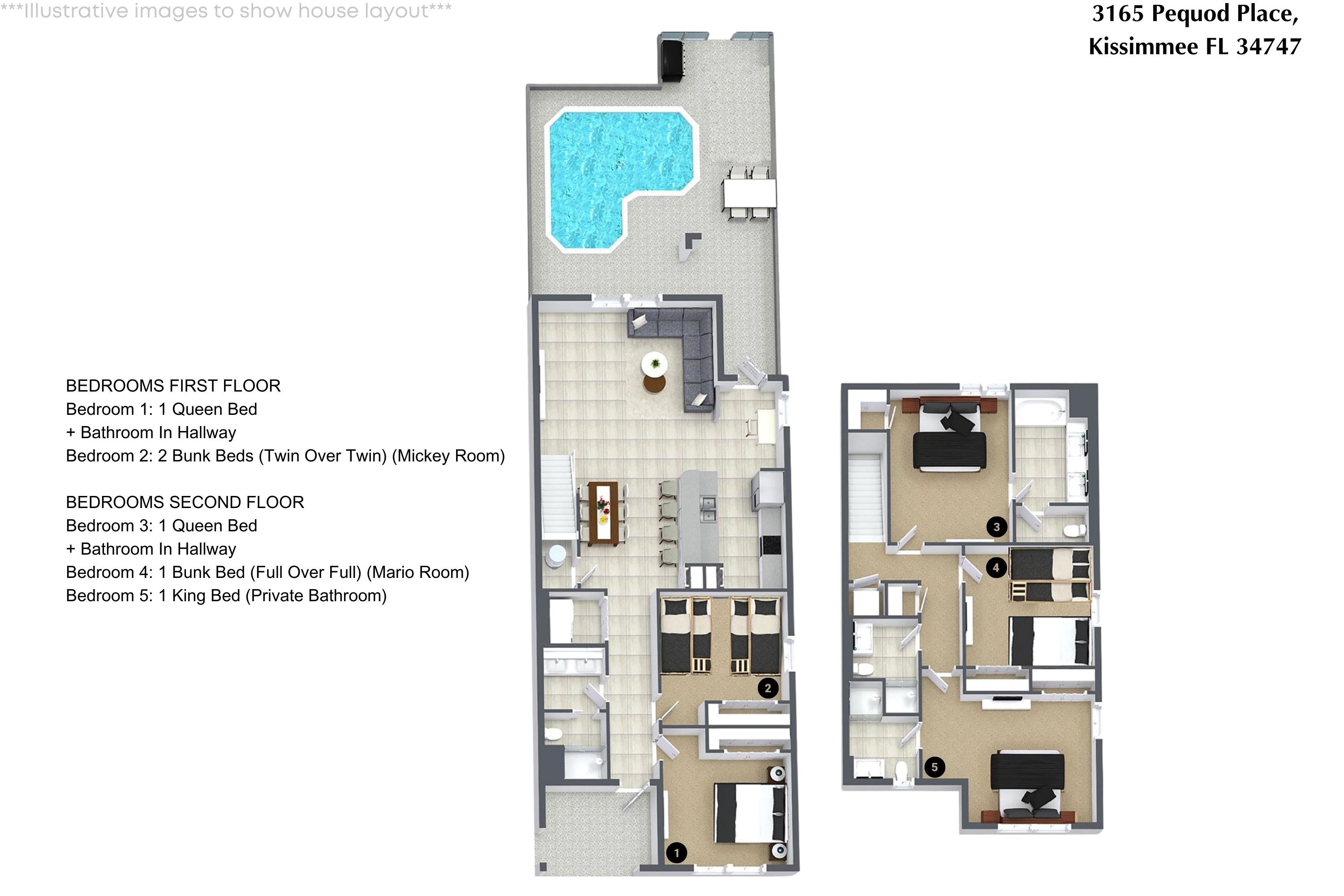 5 bedroom vacation townhouse at Storey Lake - Image 36
