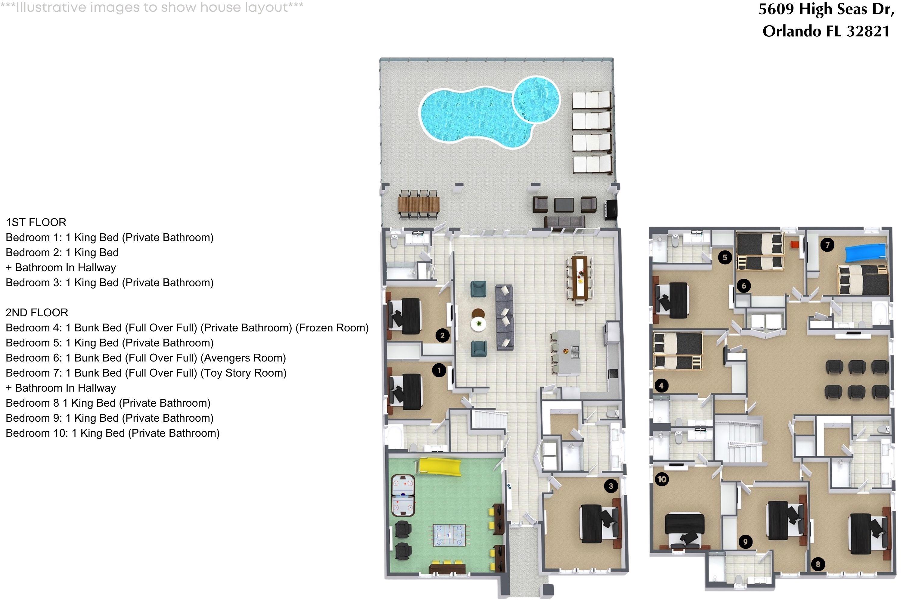 10 bedroom vacation house at Paradiso Grande - Image 69