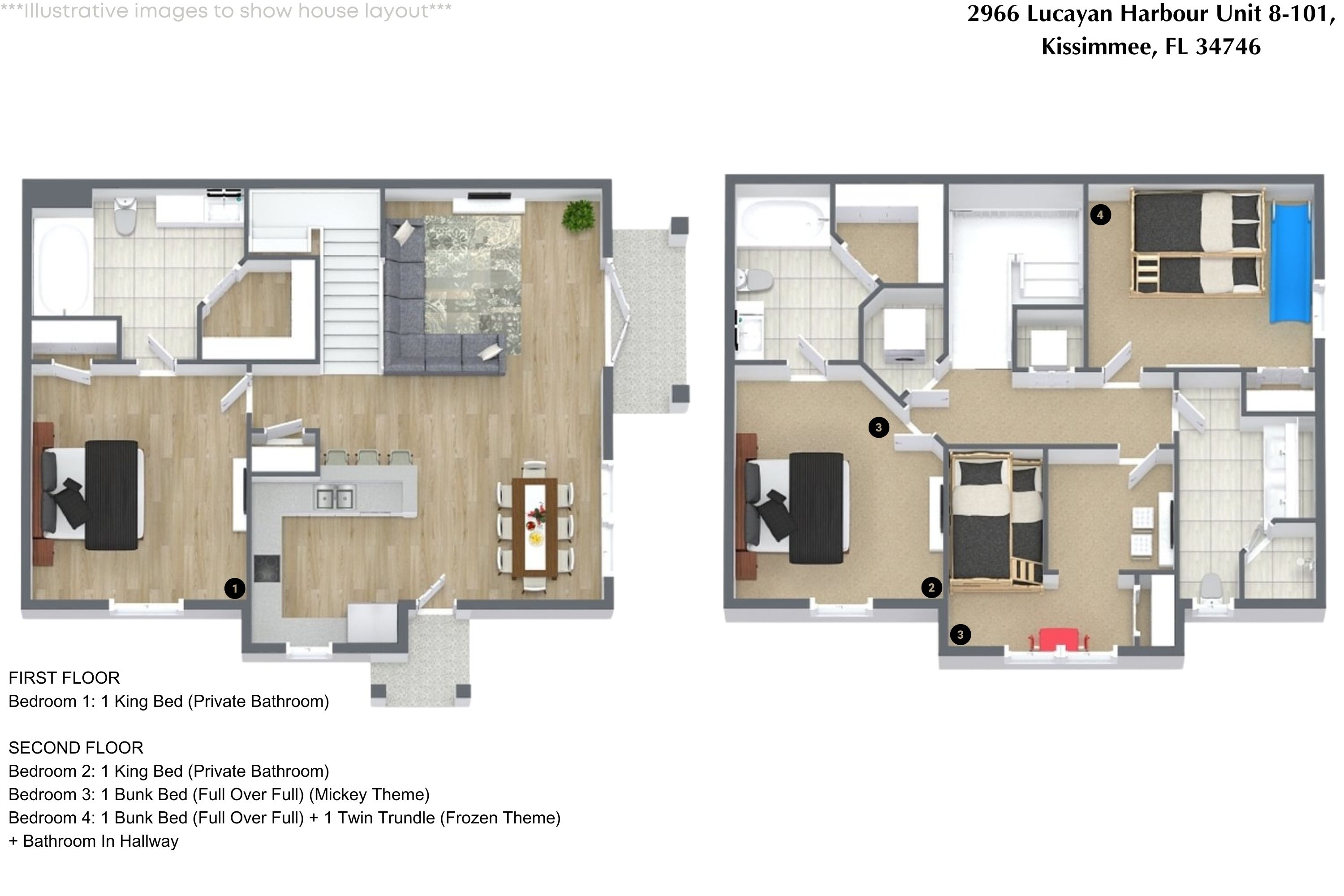 4 bedroom vacation townhouse at Lucaya Village - Image 29