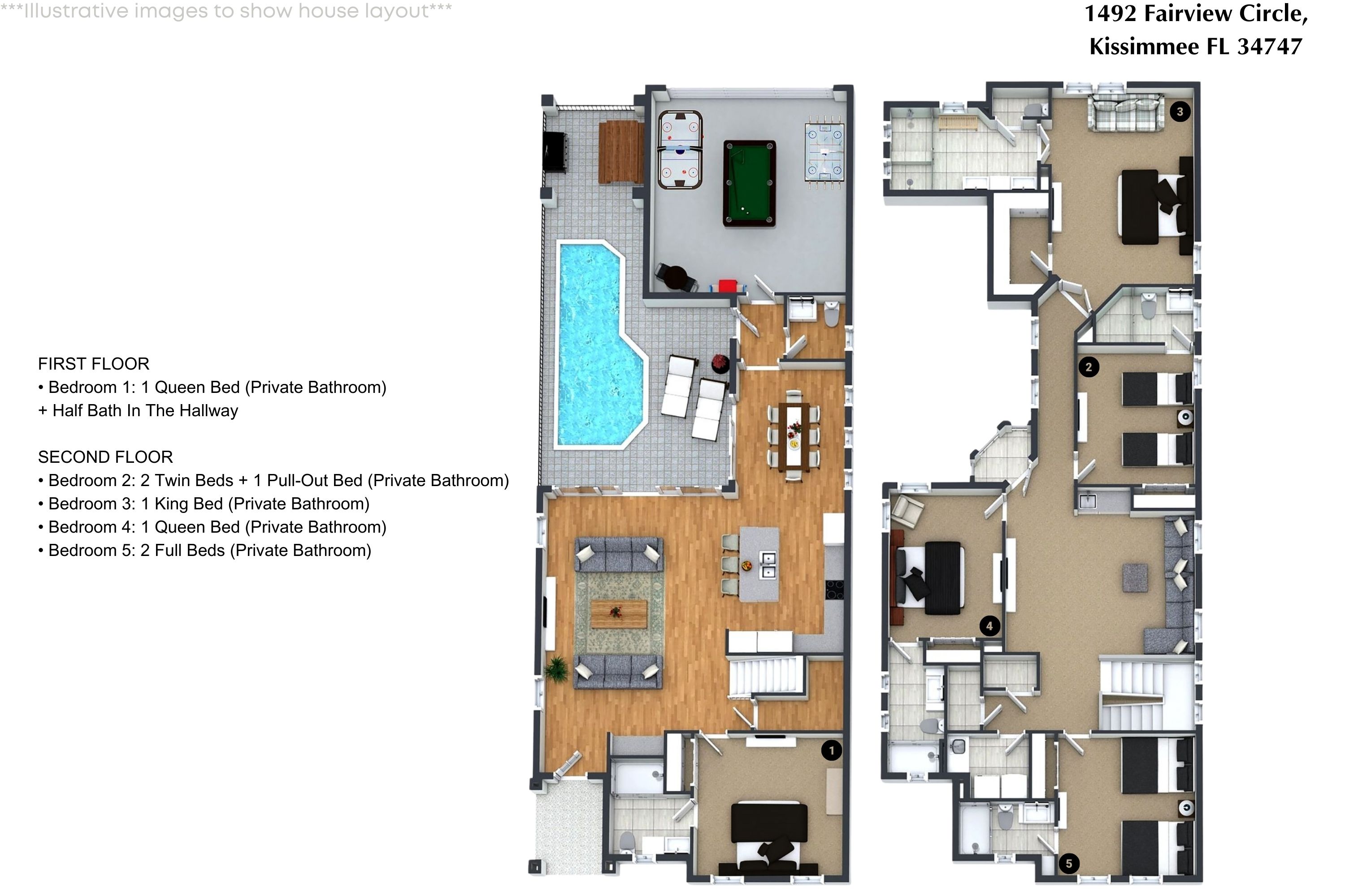 5 bedroom vacation house at Reunion - Image 44
