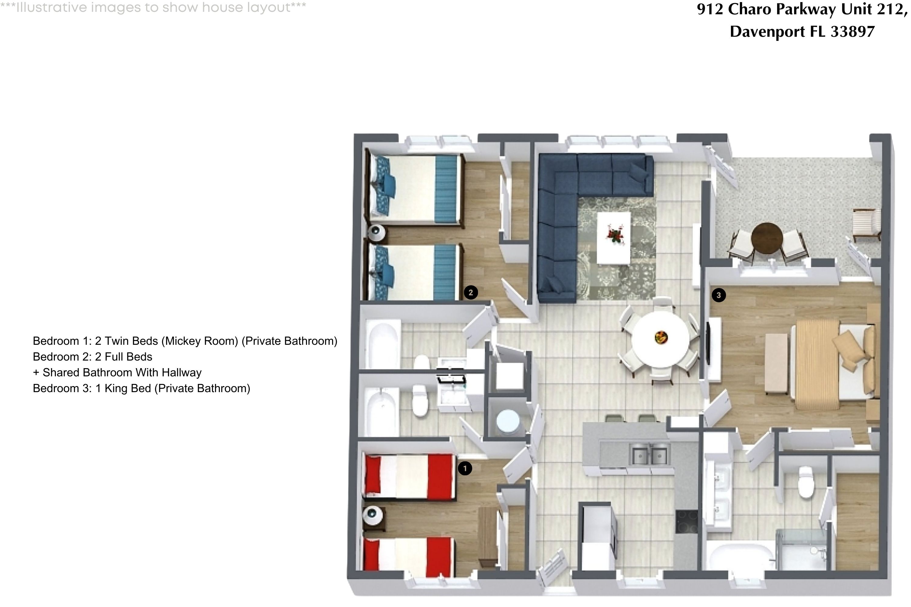 3 bedroom vacation apartment at Bella Piazza - Image 30