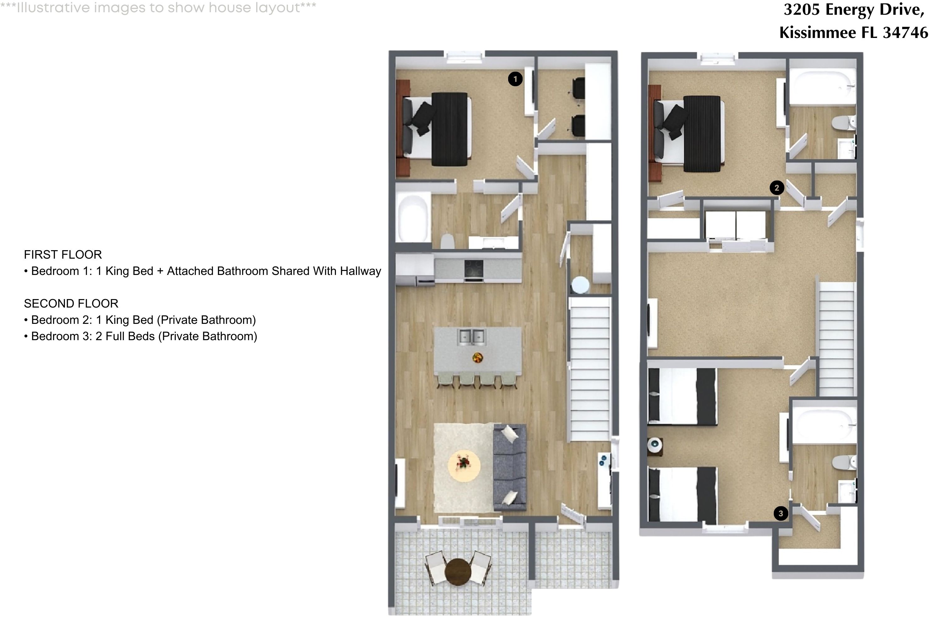 3 bedroom vacation townhouse at The Hub at Westside Reserve - Image 22
