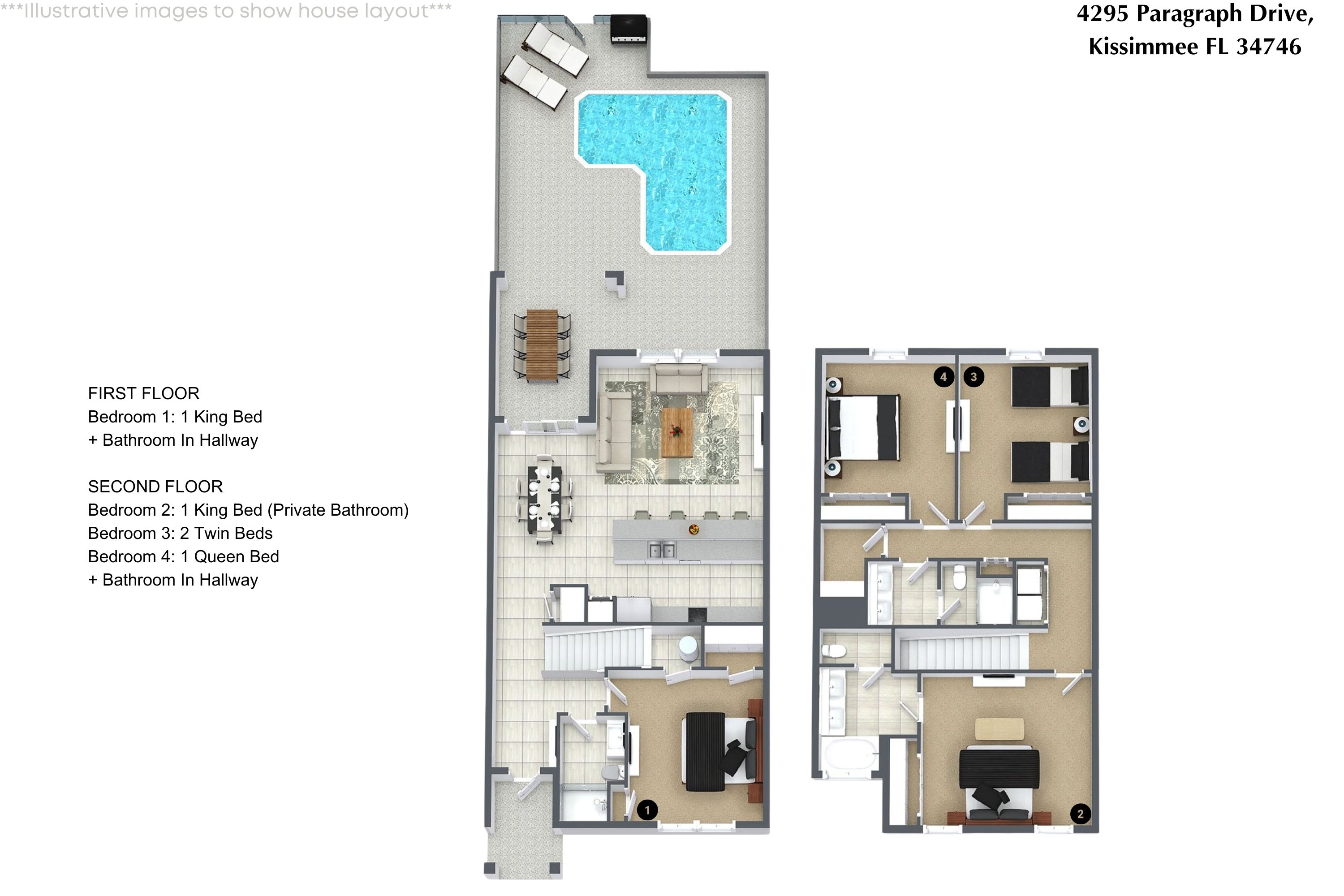 4 bedroom vacation townhouse at Storey Lake - Image 28