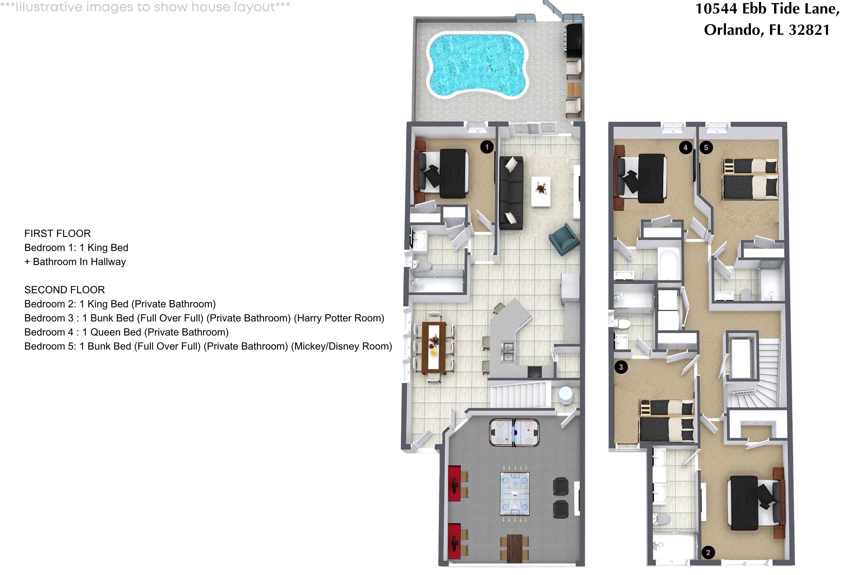 5 bedroom vacation townhouse at Paradiso Grande - Image 40