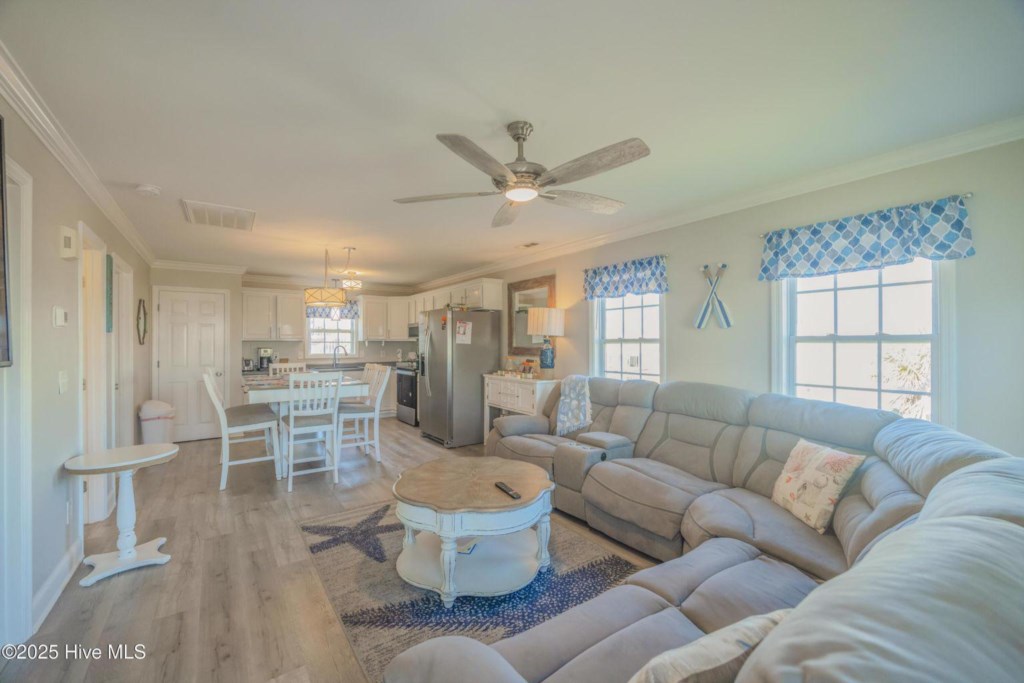 full open concept main area view 