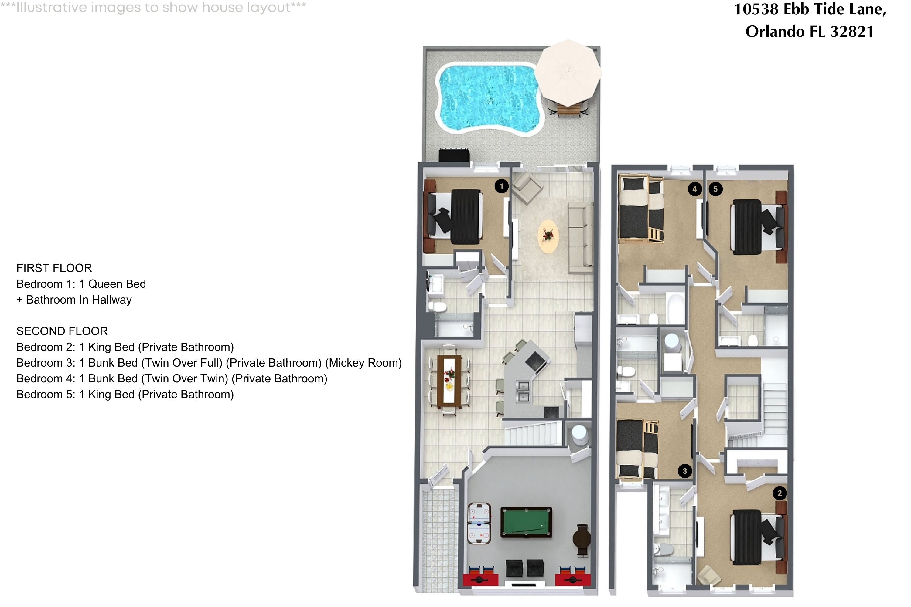 5 bedroom vacation townhouse at Paradiso Grande - Image 39