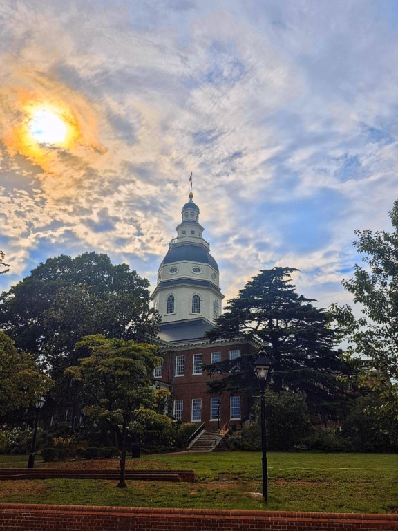 Maryland Statehouse - a block away