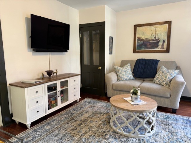 Cozy coastal feel living room