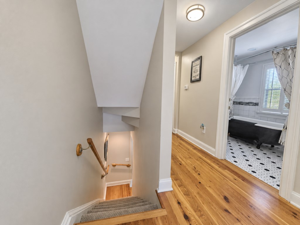 Stairs to lower level from 2nd fl.