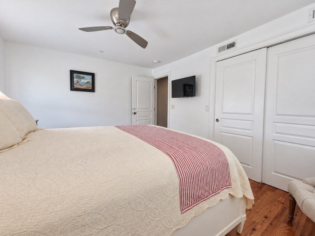 Bright and inviting 2nd floor guest room with queen bed