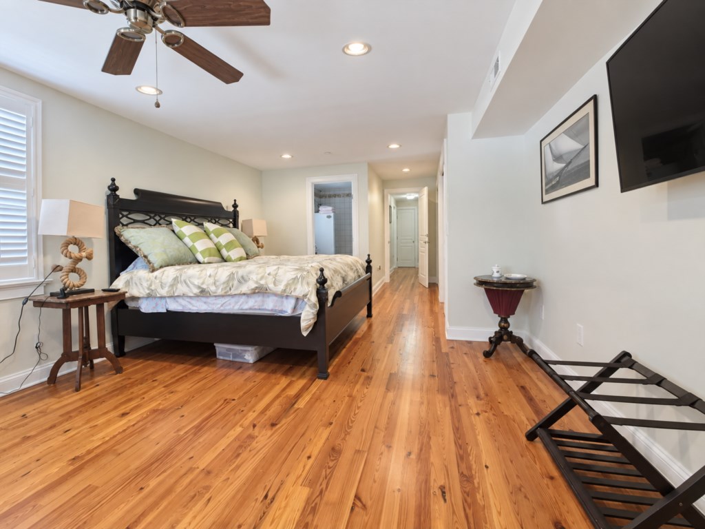 Warm and inviting Primary King Bedroom on the 2nd floor - with private bath