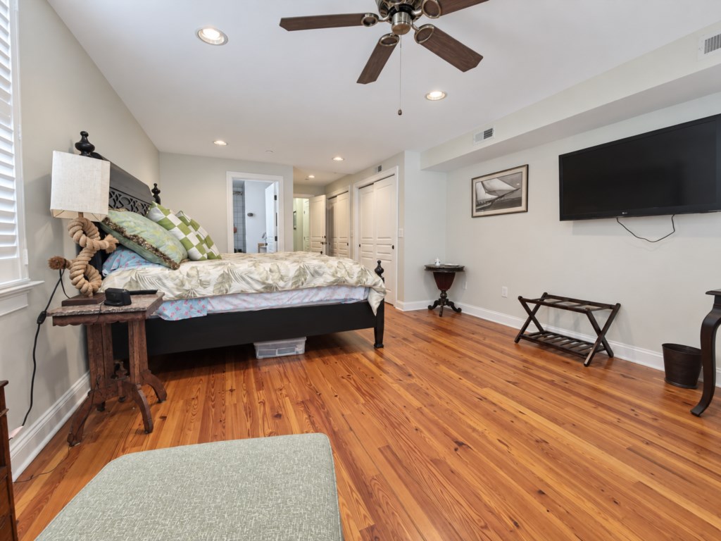 Warm and inviting Primary KingBedroom on the 2nd floor - with private bath