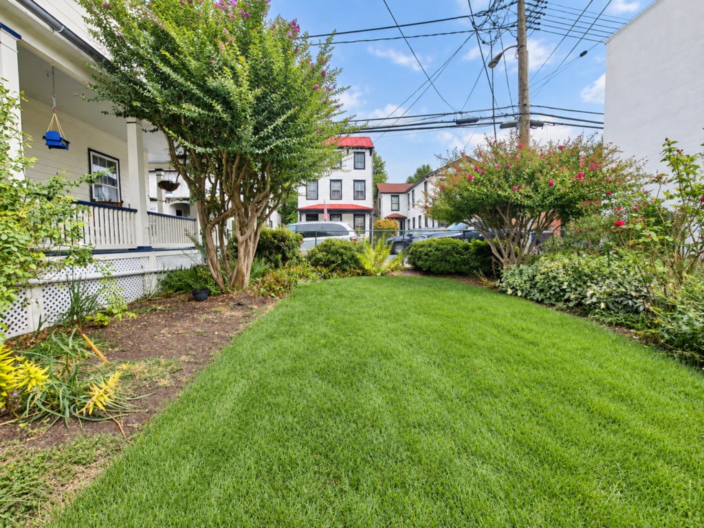 Step outside and enjoy the outdoor patio and garden area.