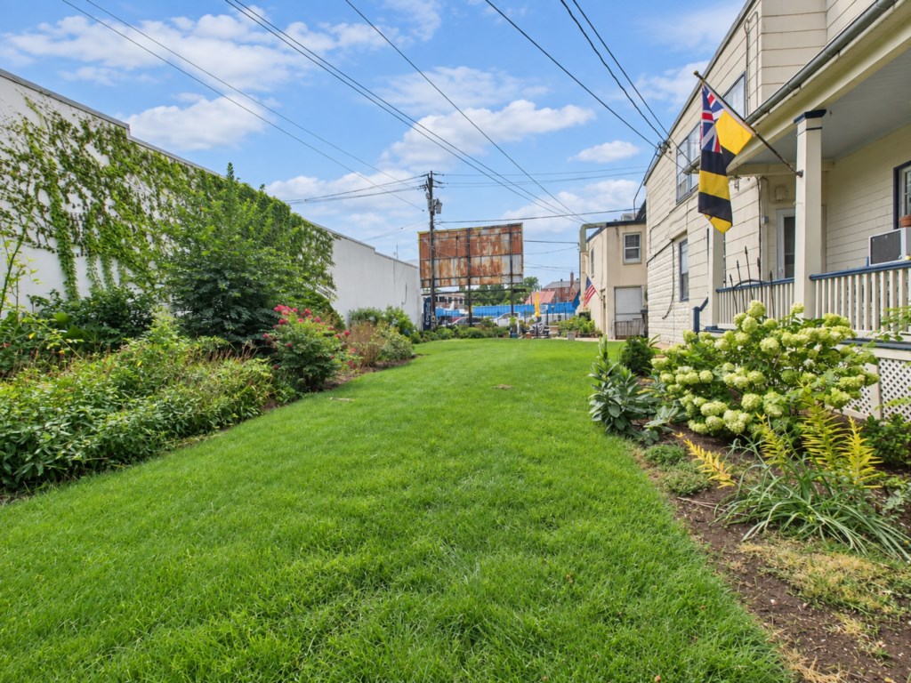 Step outside and enjoy the outdoor patio and garden area.