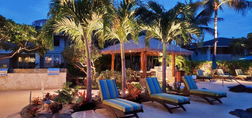 Ko Olina Kai Lounge Area at Night