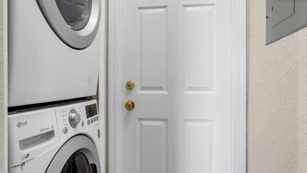 Laundry Area
Convenient in-home laundry with washer and dryer.