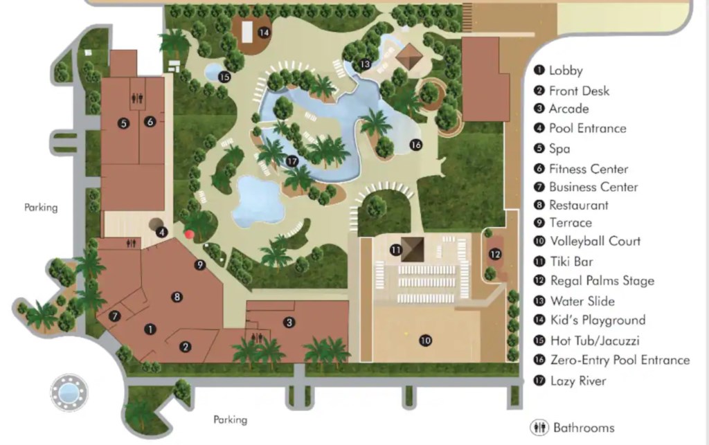 Resort Map
Regal Palms