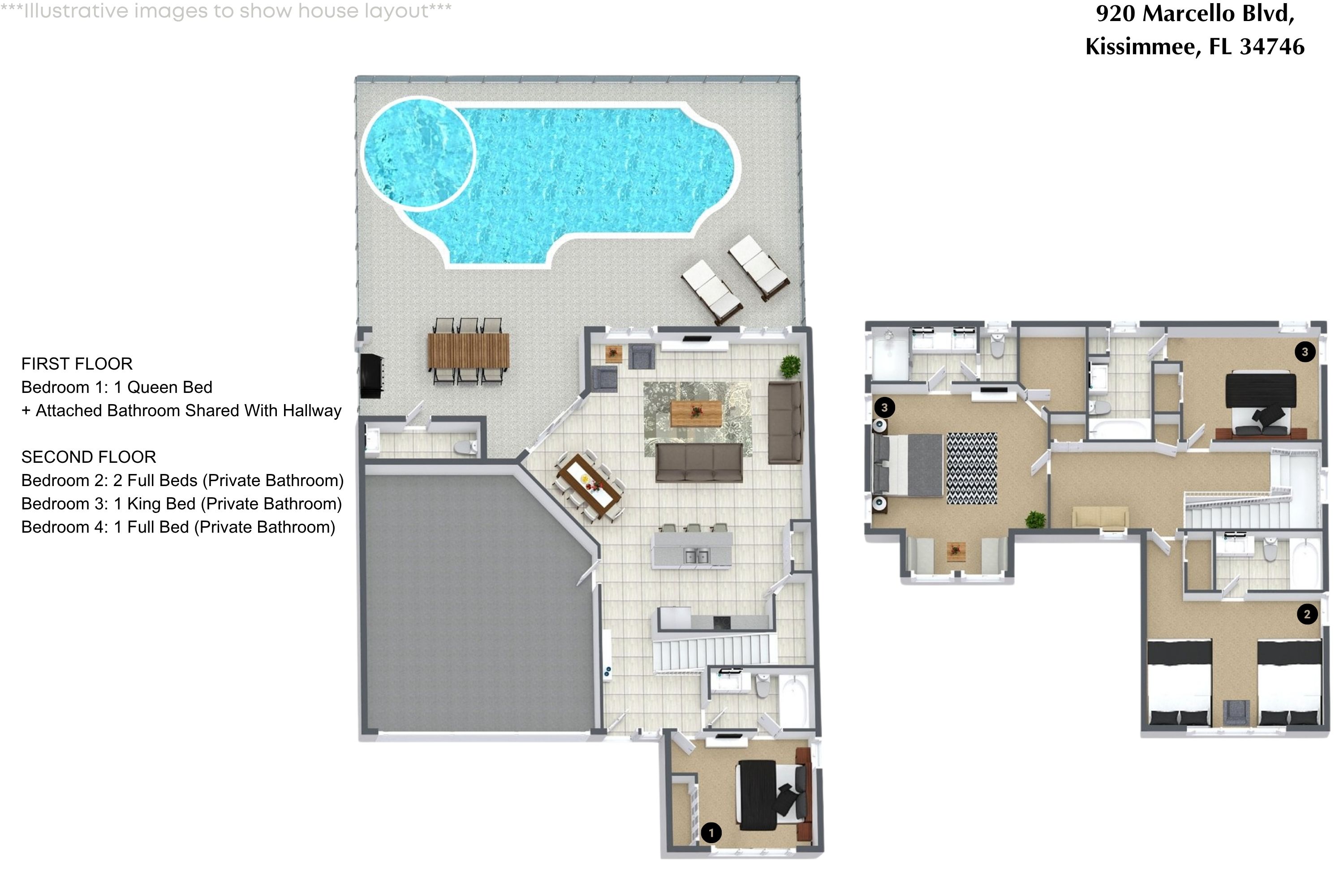 4 bedroom vacation house at Bella Vida - Image 36