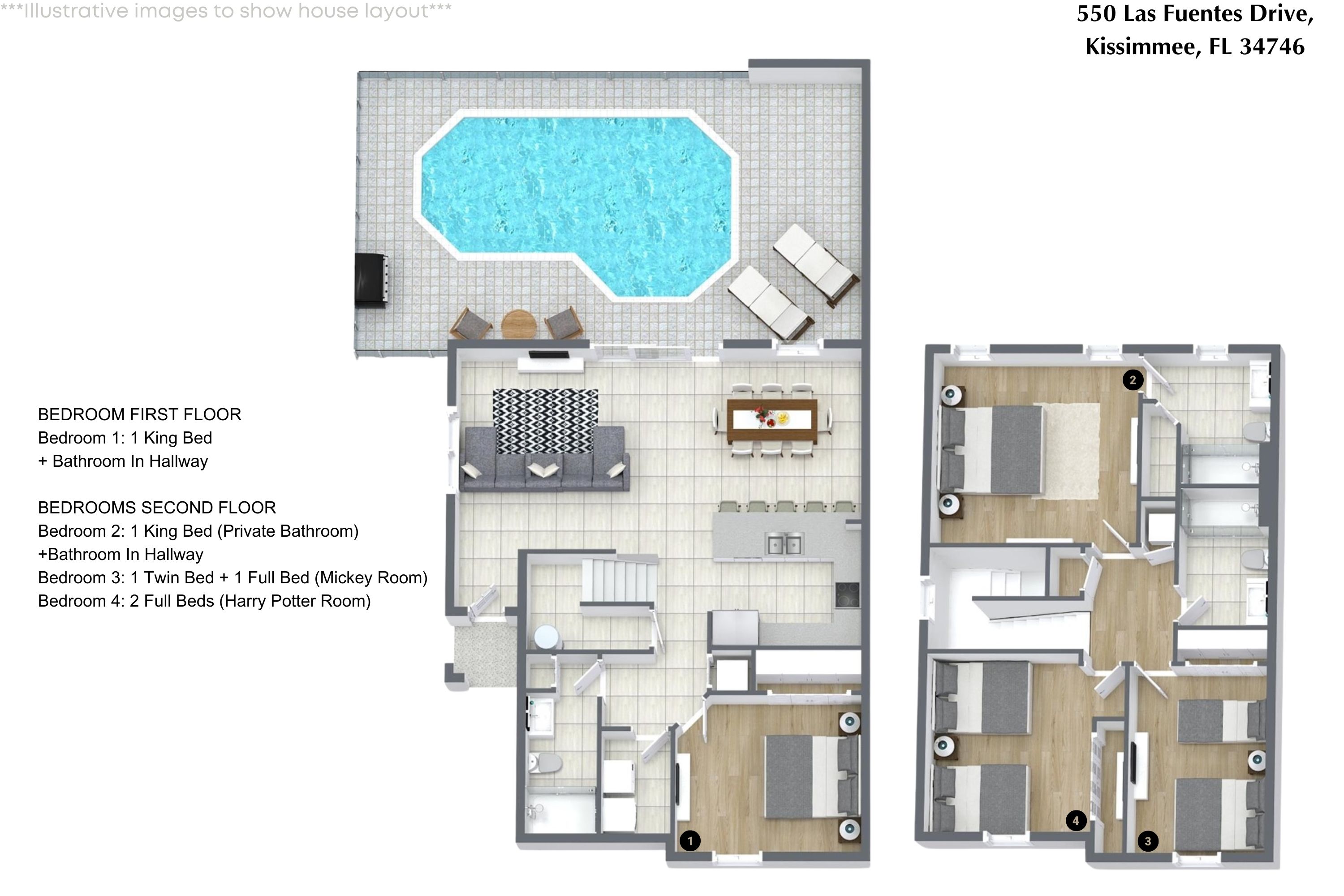 4 bedroom vacation townhouse at Bella Vida - Image 26