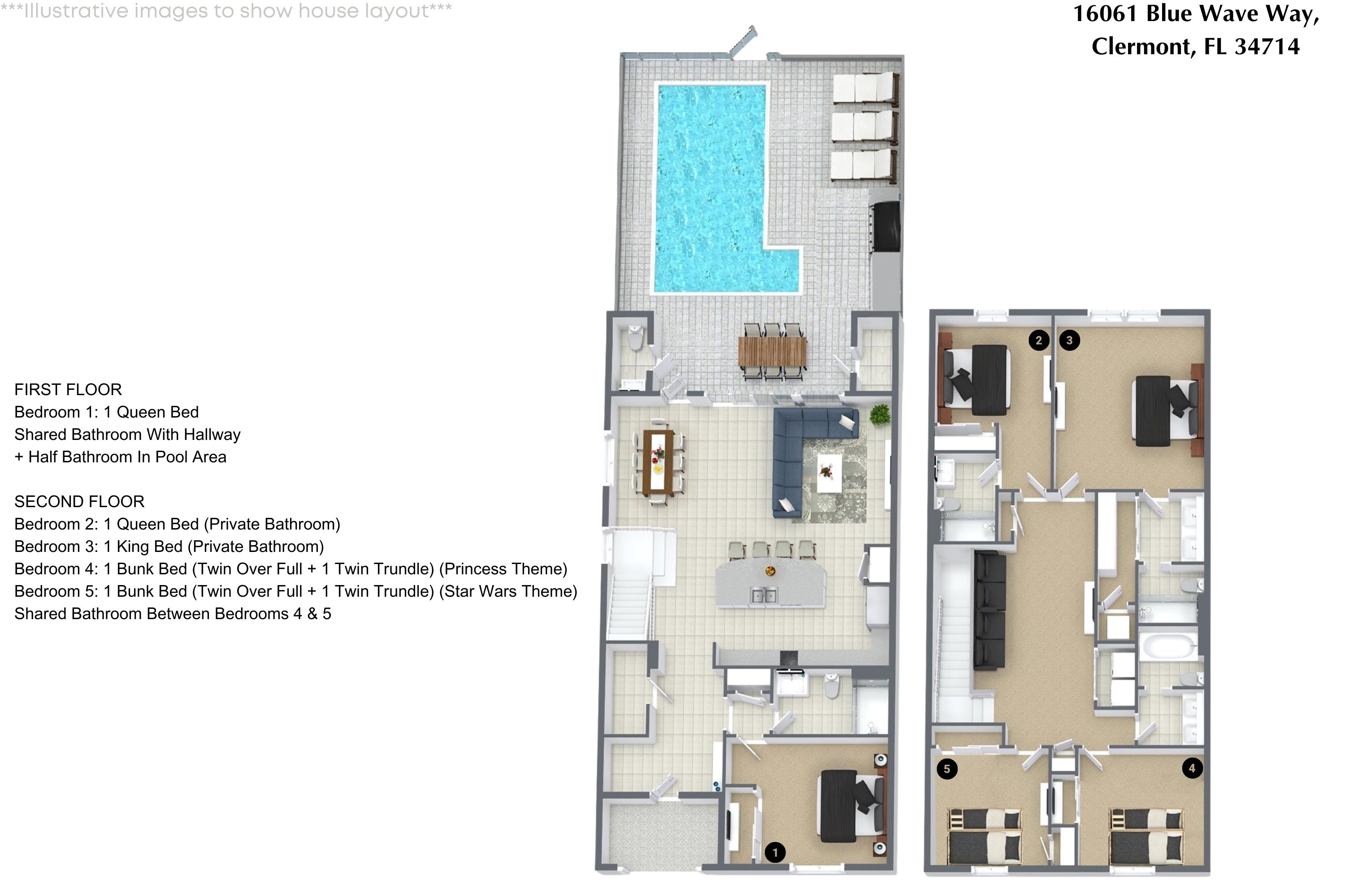 5 bedroom vacation townhouse at Windsor Cay - Image 33