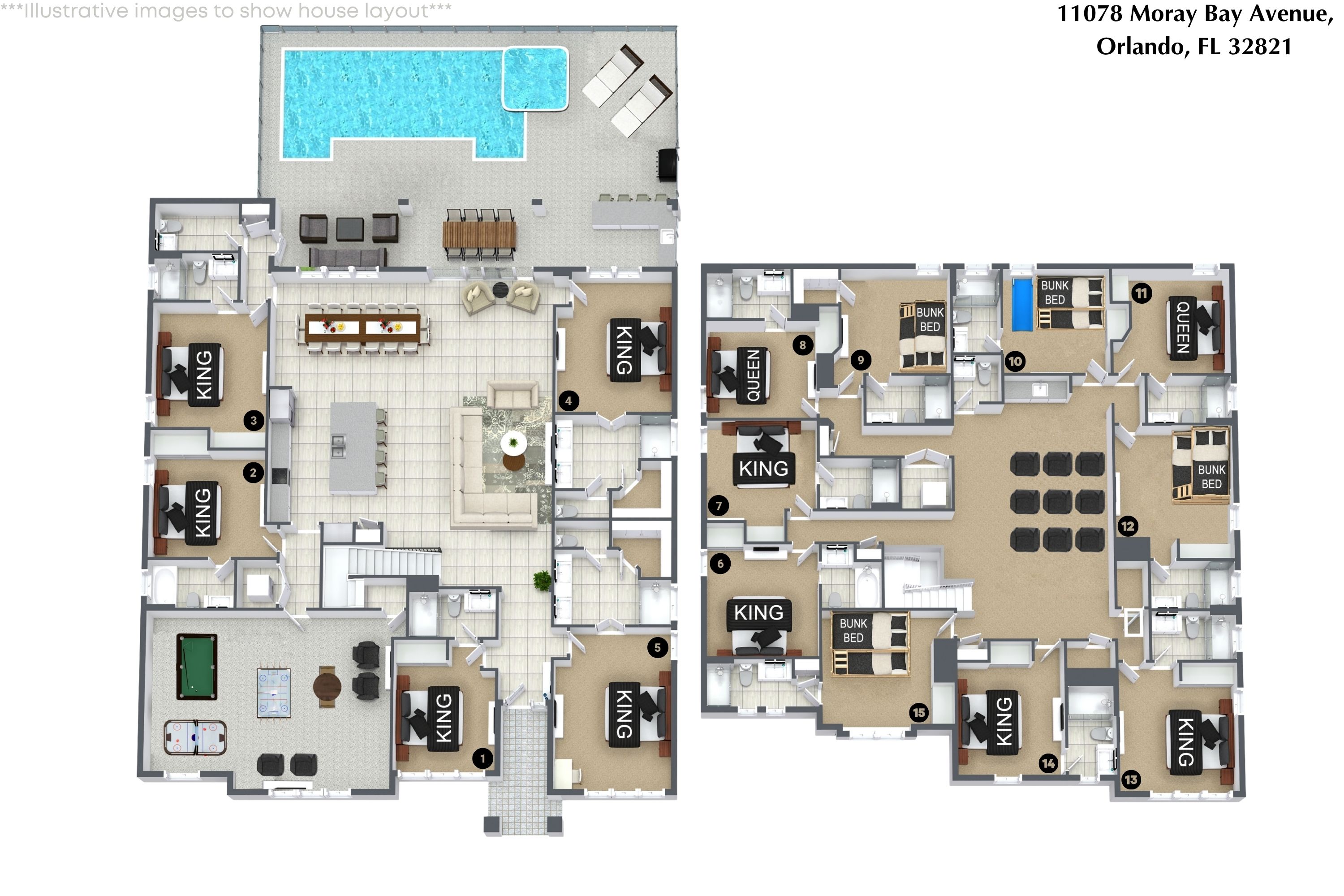 15 bedroom vacation house at Paradiso Grande - Image 85