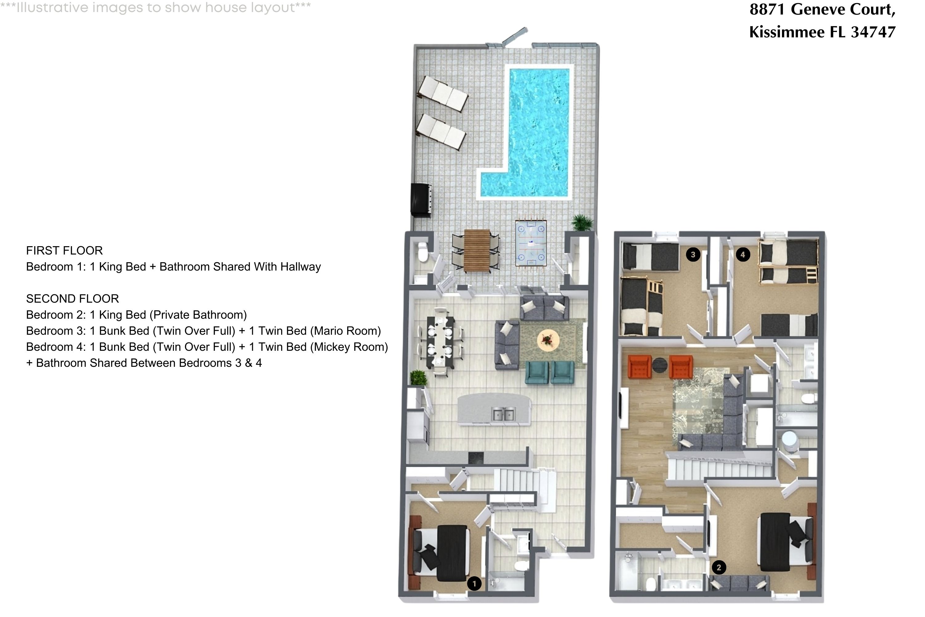 4 bedroom vacation townhouse at Windsor at Westside  - Image 35