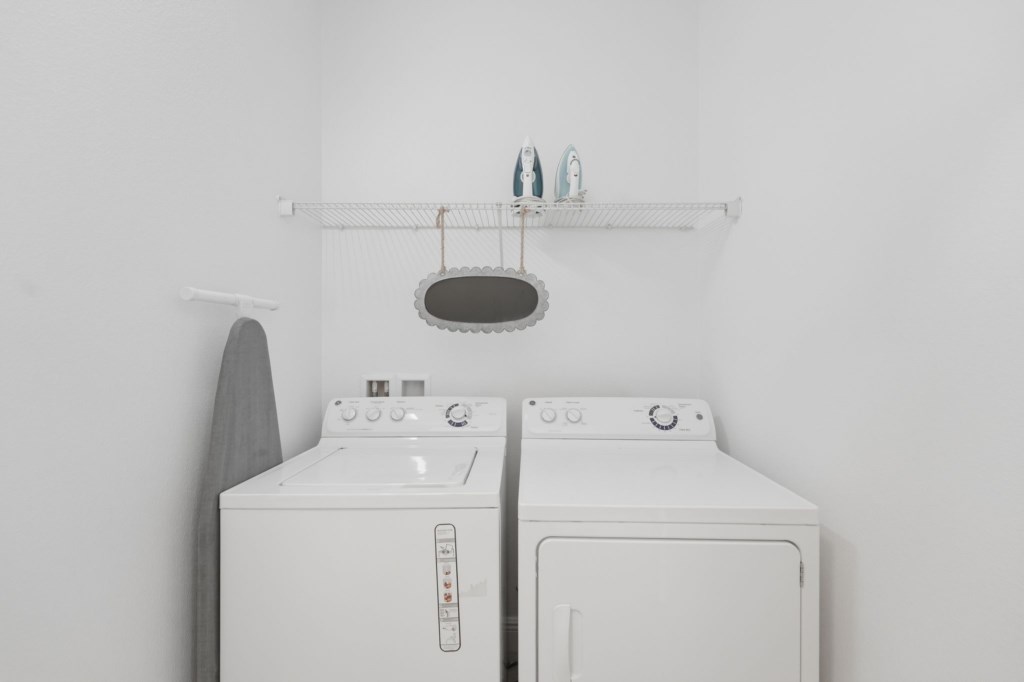 In unit Laundry Area 